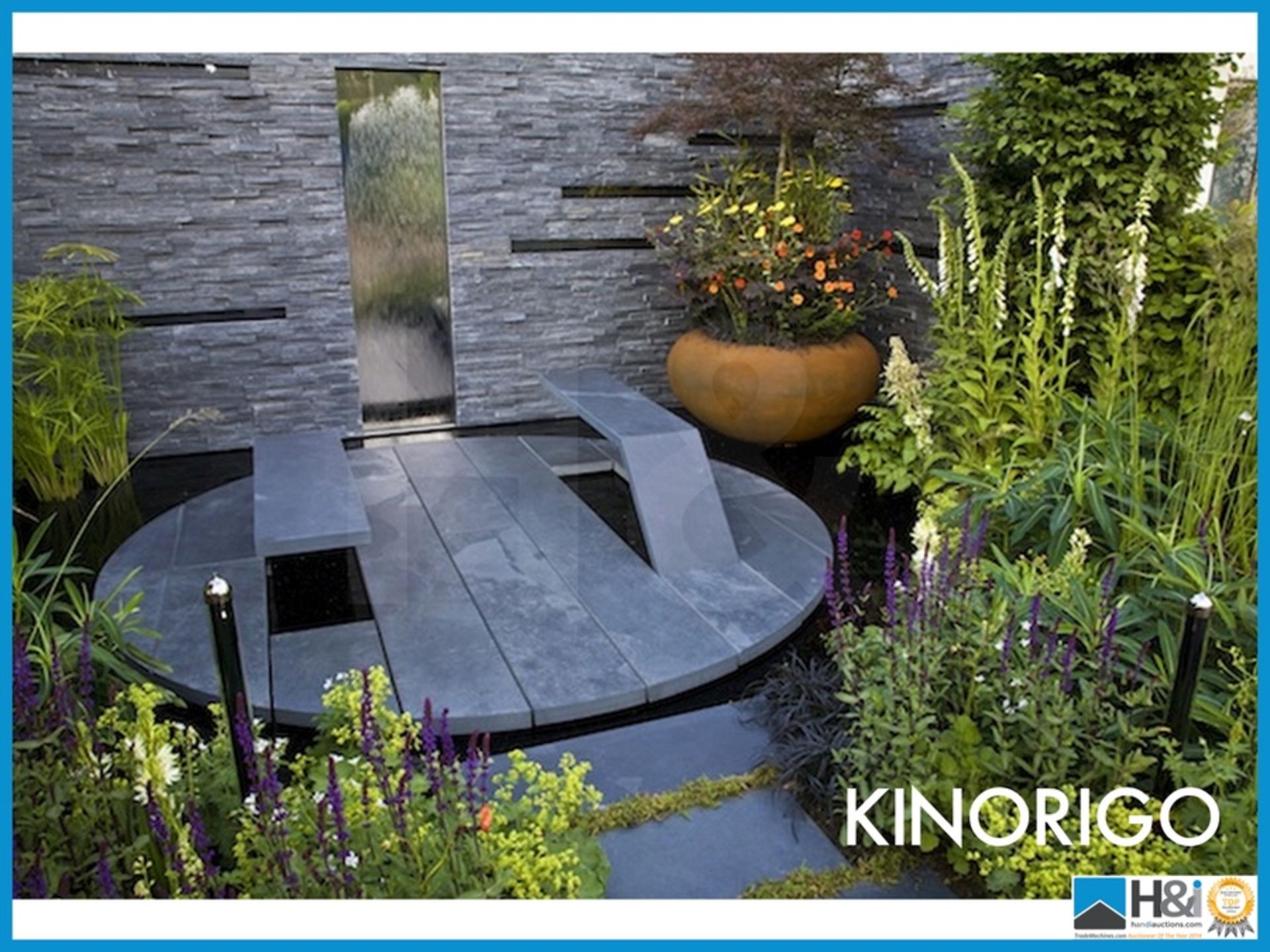 Absolutely stunning Kinorigo Picante Midnight. Material: Slate. No. of crates per lot: 1. Qty per - Image 2 of 2