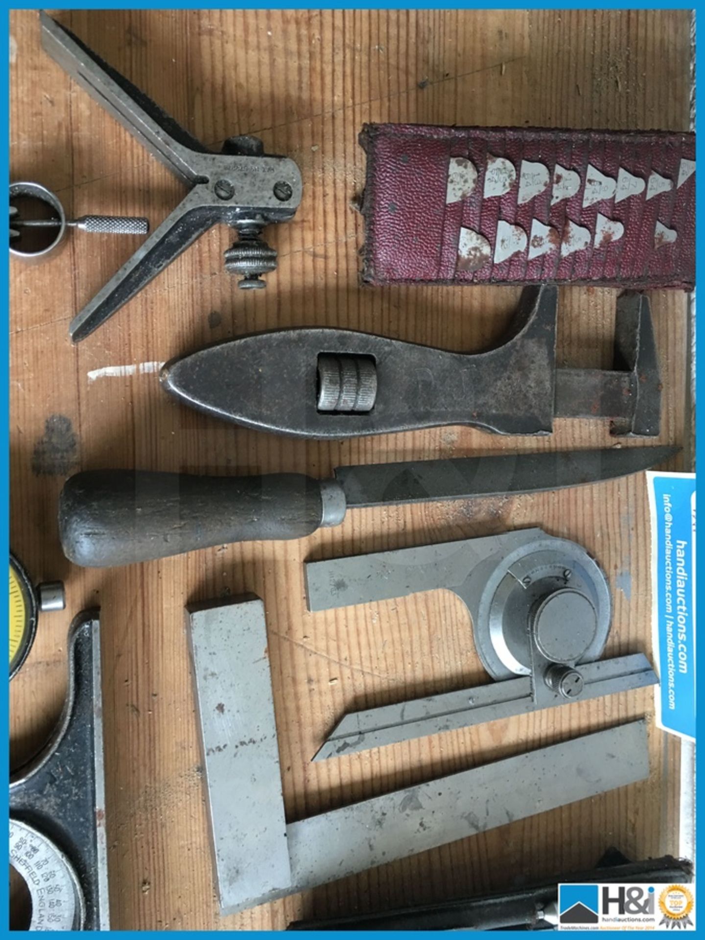 Lovely lot of vintage engineers hand tools this item can be delivered for £12.00 plus VAT Appraisal: - Bild 2 aus 4