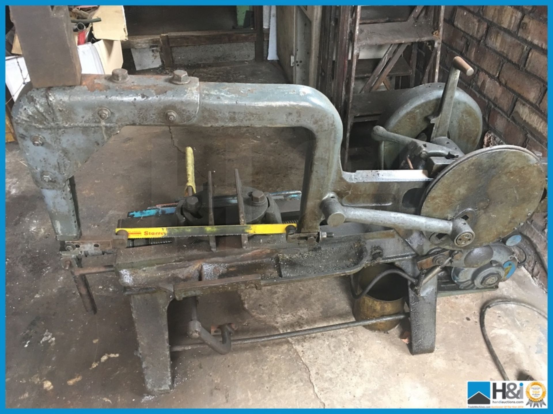 Single phase hacksaw / donkey saw Appraisal: Viewing Essential Serial No: NA Location: H&I, The