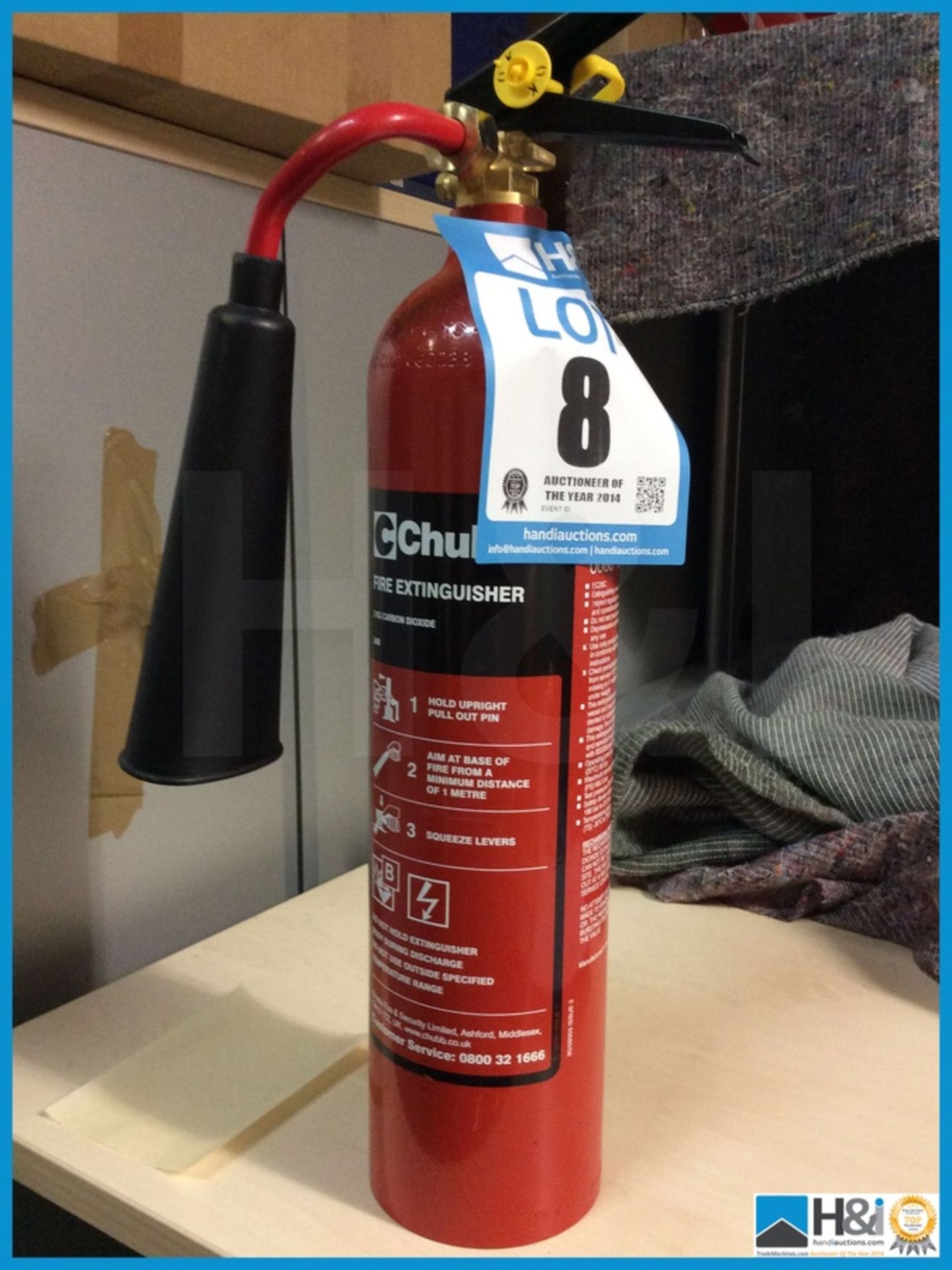 Chubb C02 Fire extinguishers 5 off