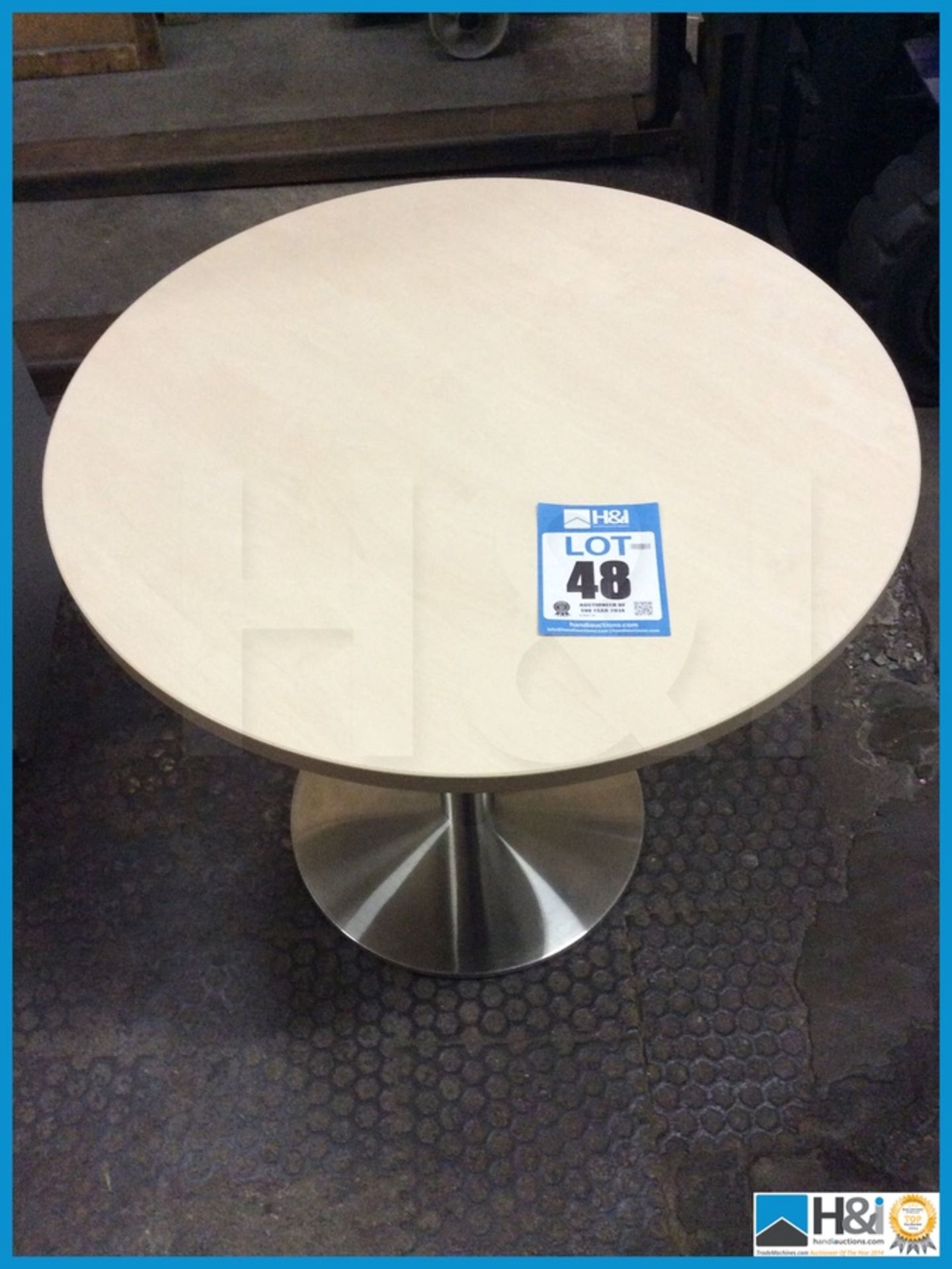 Round Table 800mm dia x 720mm H Maple