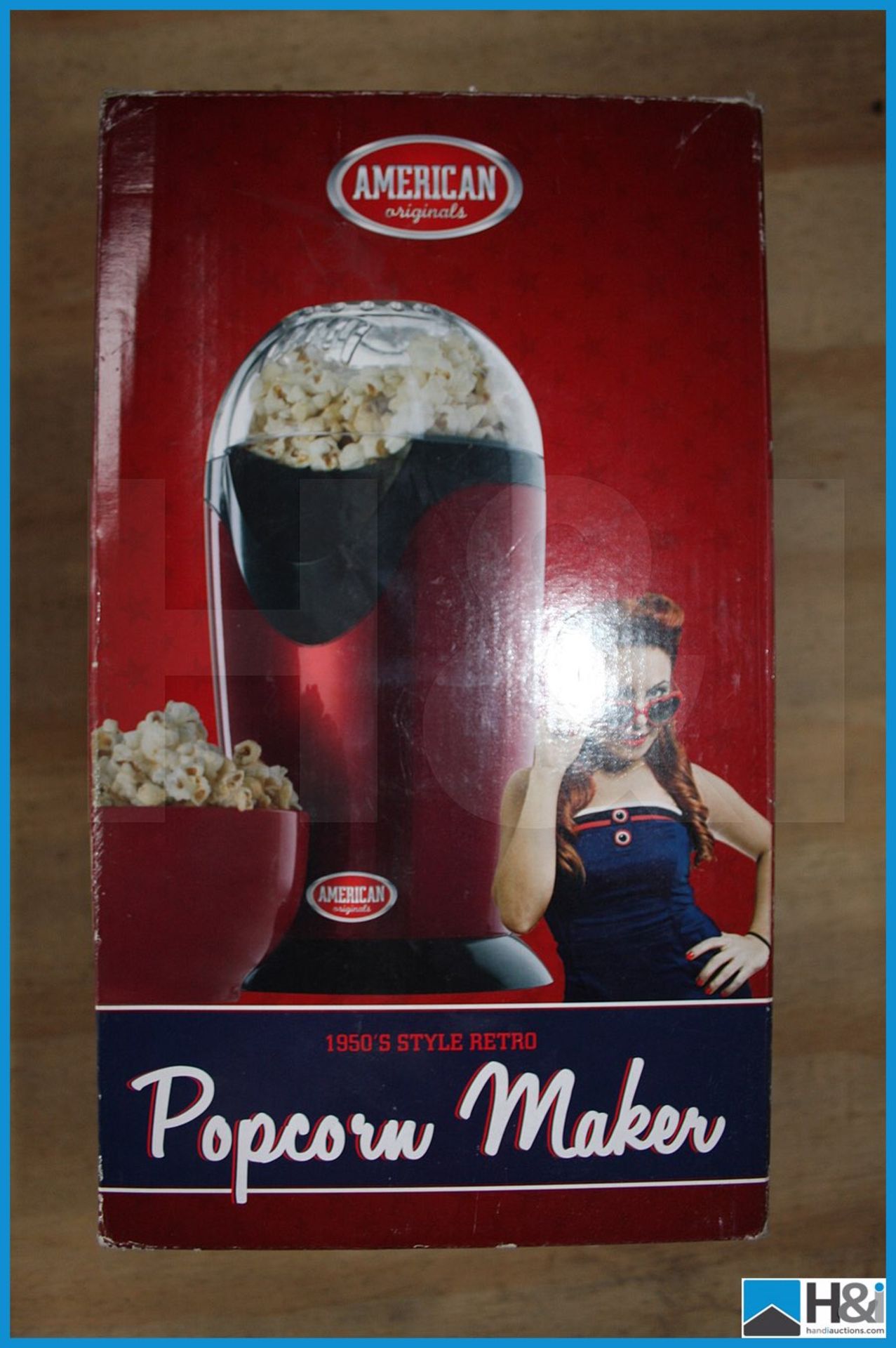 2 off American Originals popcorn maker. Untested, raw return Appraisal: Viewing Essential Serial No: - Image 2 of 3