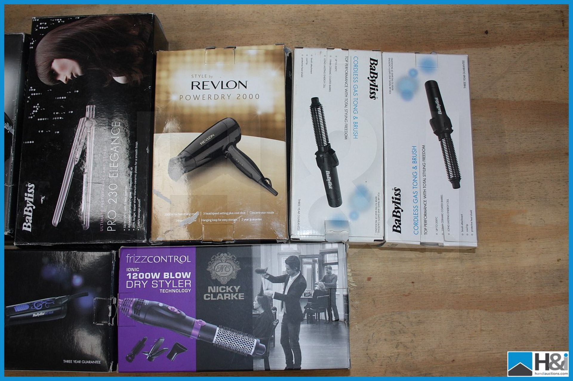 7 off hair care products including Babyliss, Revlon and Nicky Clarke. Untested, raw return - Image 3 of 3