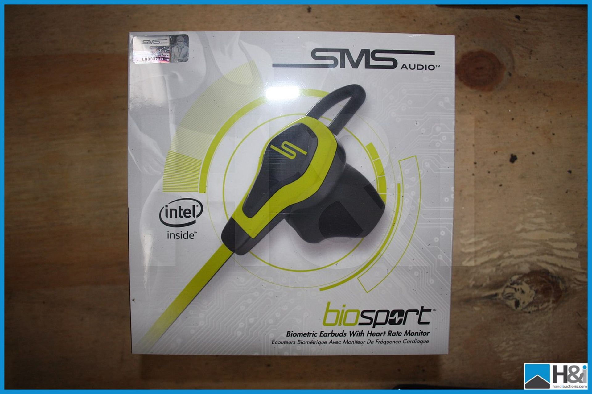 12 off SMS Audio Bio Sport biometric earbuds with heart rate monitor yellow new and boxed Appraisal: - Image 2 of 2