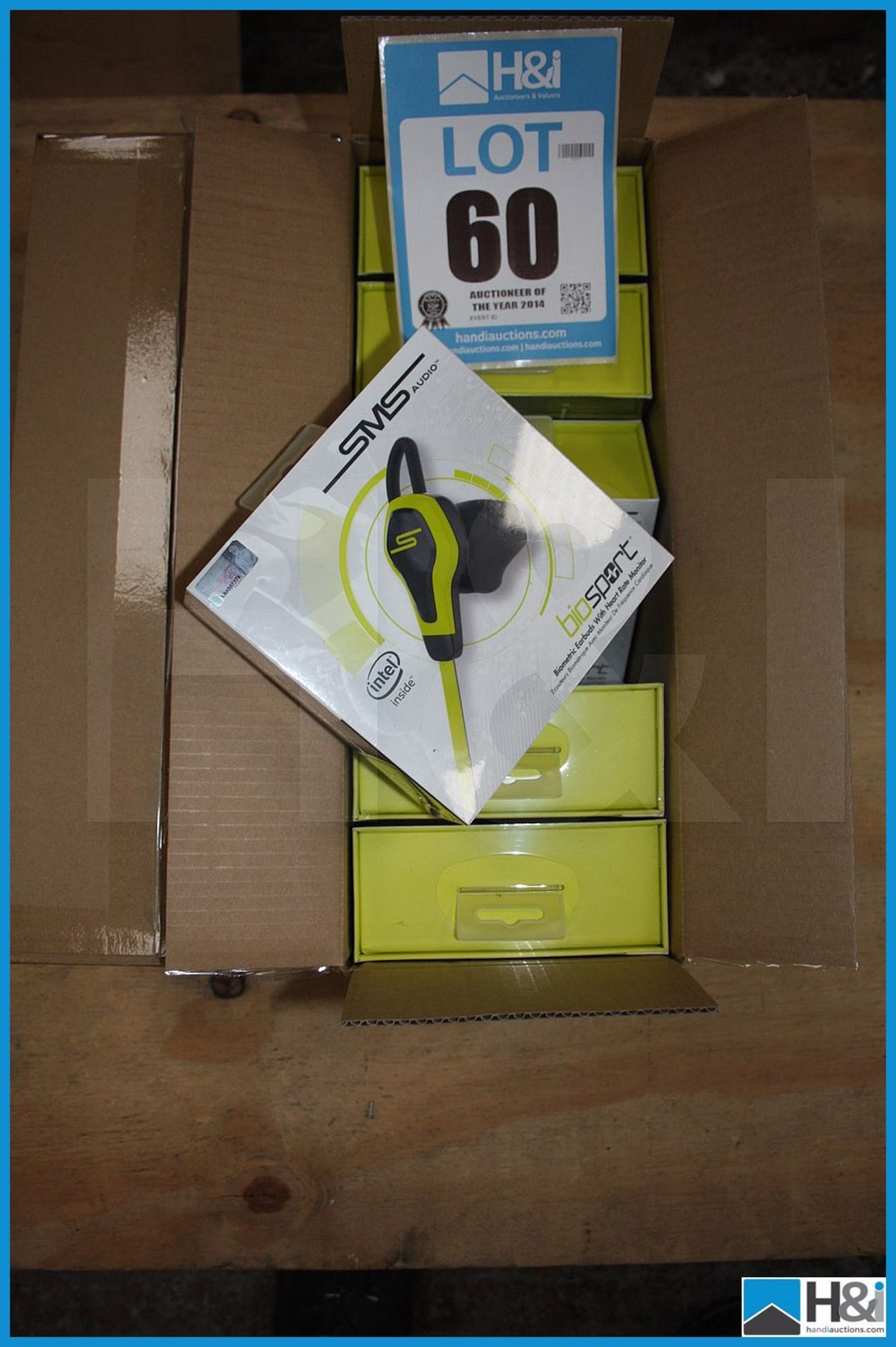 12 off SMS Audio Bio Sport biometric earbuds with heart rate monitor yellow new and boxed Appraisal: