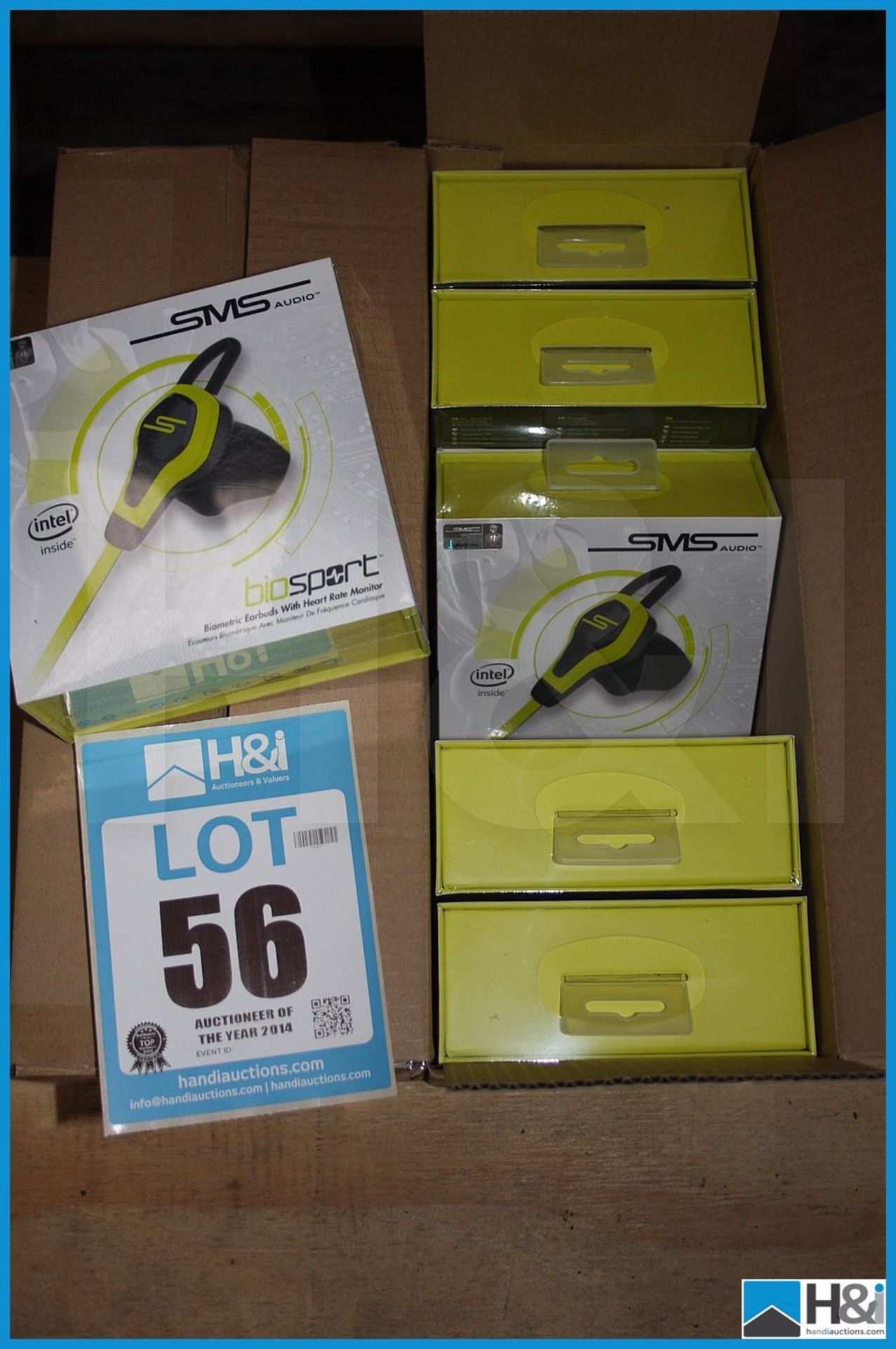 12 off SMS Audio Bio Sport biometric earbuds with heart rate monitor yellow new and boxed Appraisal: