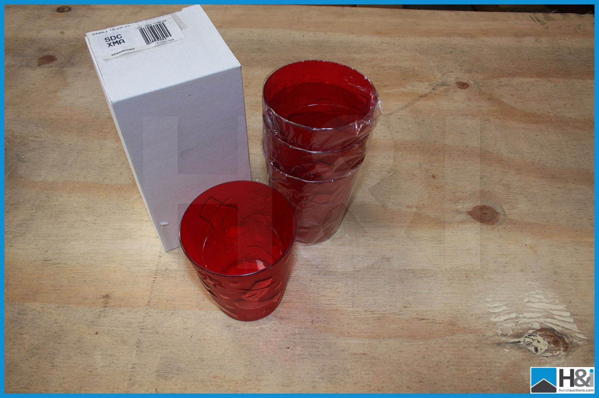 Pallet of christmas tumblers approx 379 in box's ready for resale. Appraisal: Viewing Essential - Image 2 of 3