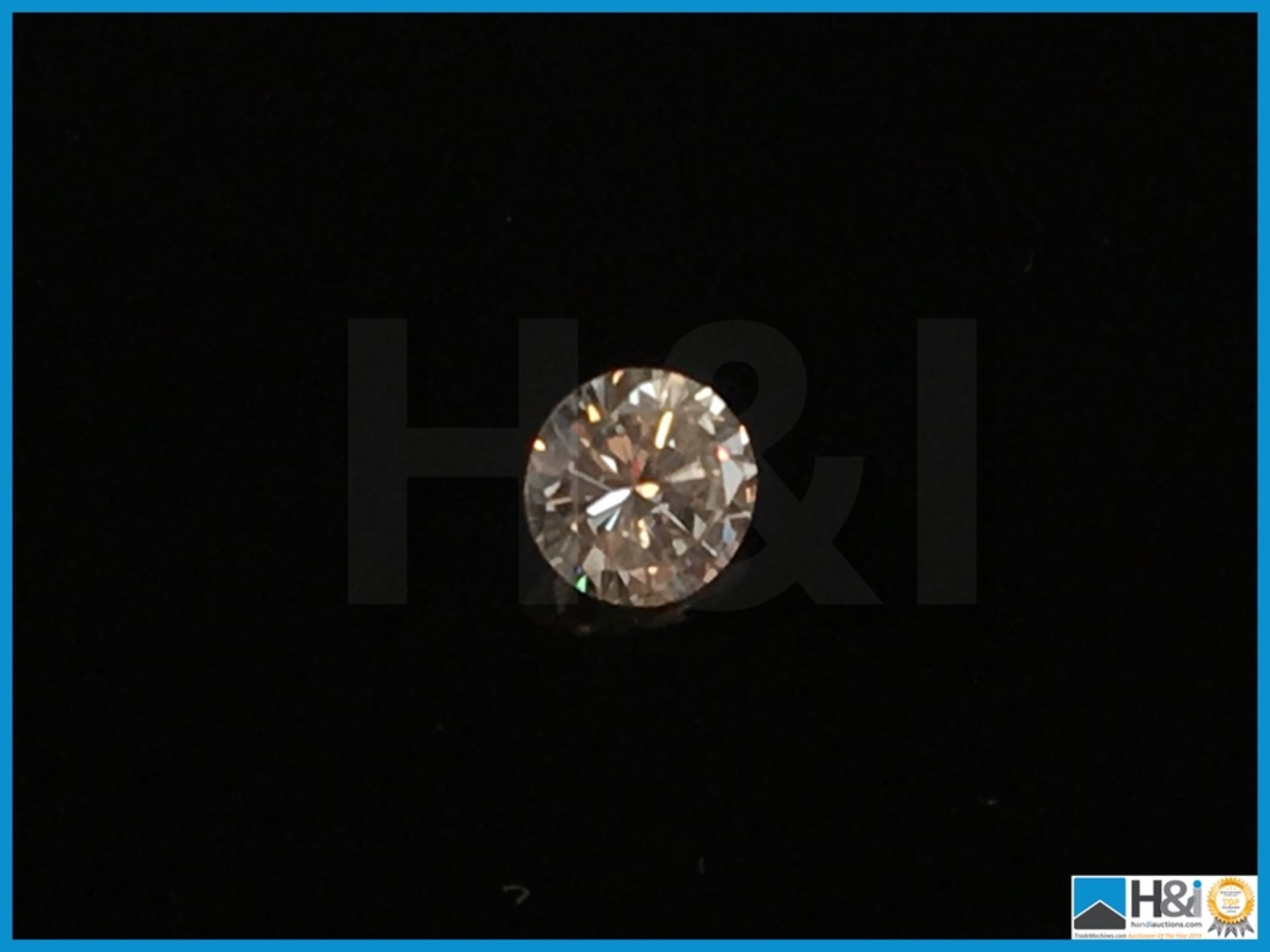 0.39ct Loose Diamond, Round cut. Size: 4.55x4.55x2.72mm. Certification: None Appraisal: Viewing