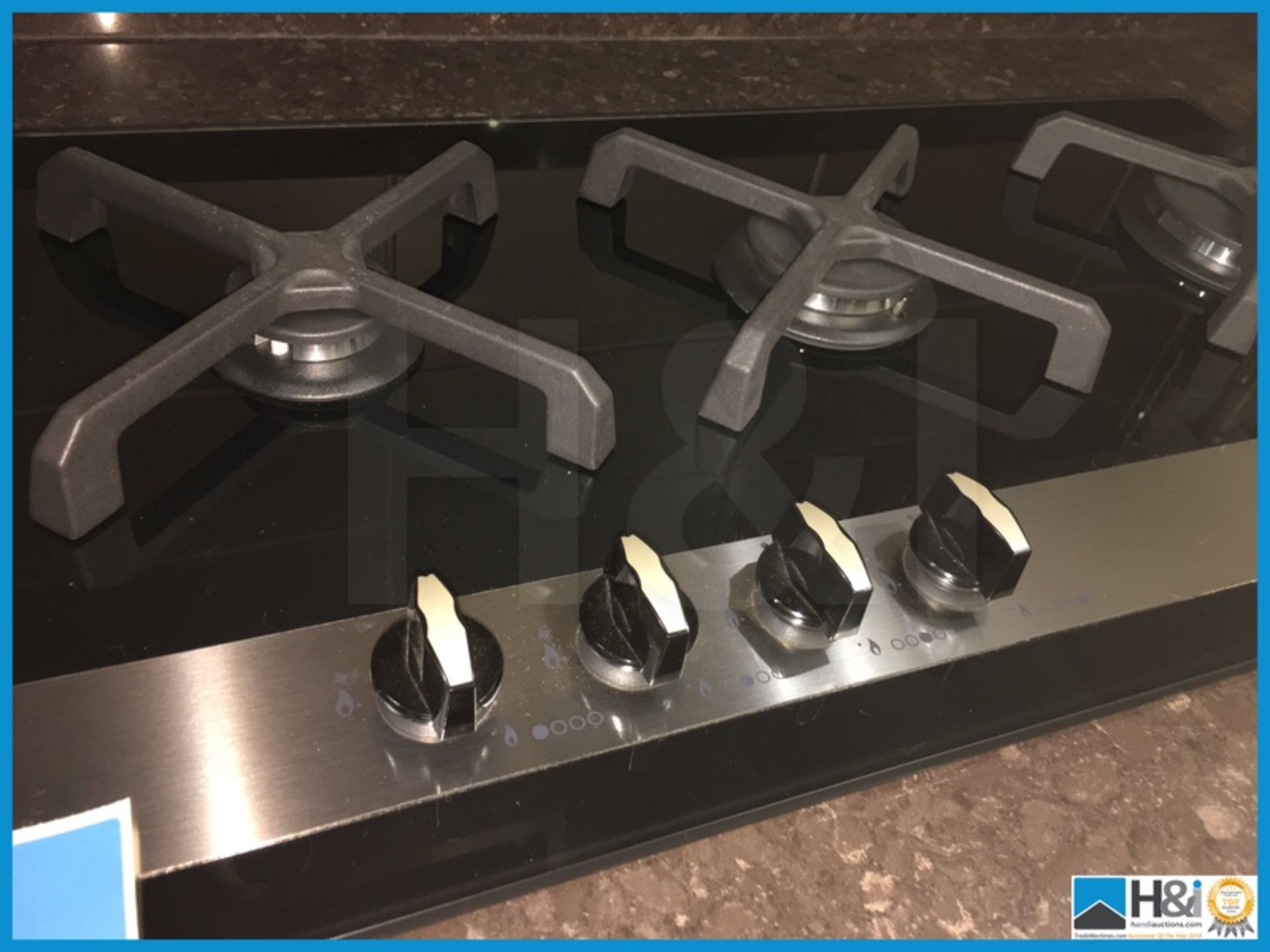 CDA inline glass 4 ring gas hob 960mm Appraisal: Excellent Serial No: NA Location: West Midlands - Image 2 of 3