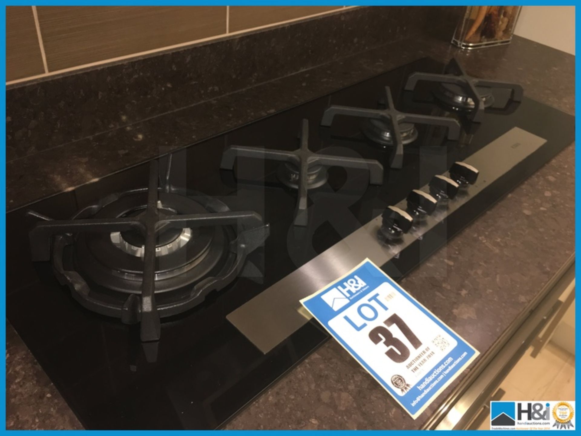 CDA inline glass 4 ring gas hob 960mm Appraisal: Excellent Serial No: NA Location: West Midlands - Image 3 of 3