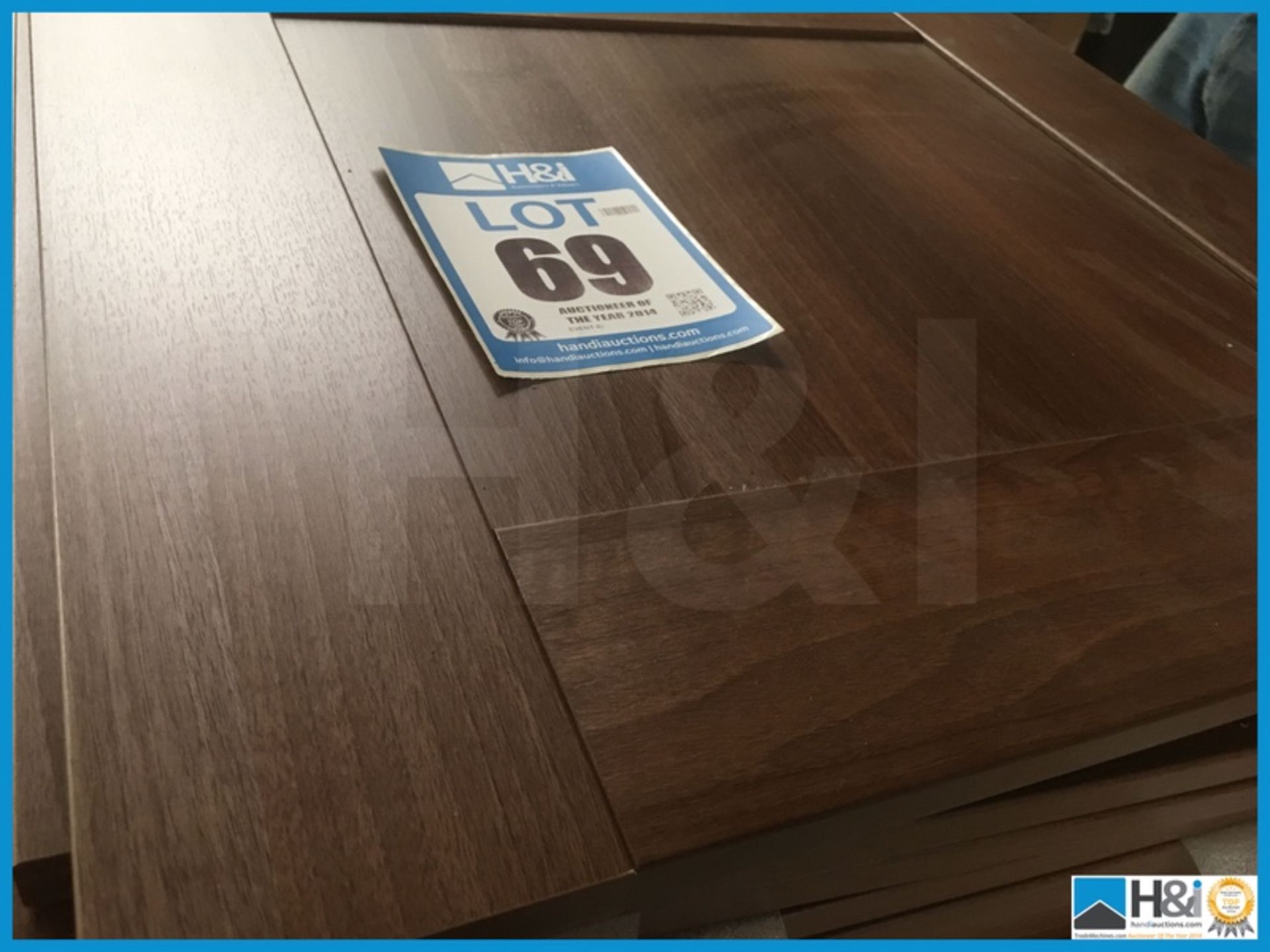 Approx x 23 570mm X 495 mm American walnut contemporary kitchen door with retail value of lot £ - Image 2 of 3