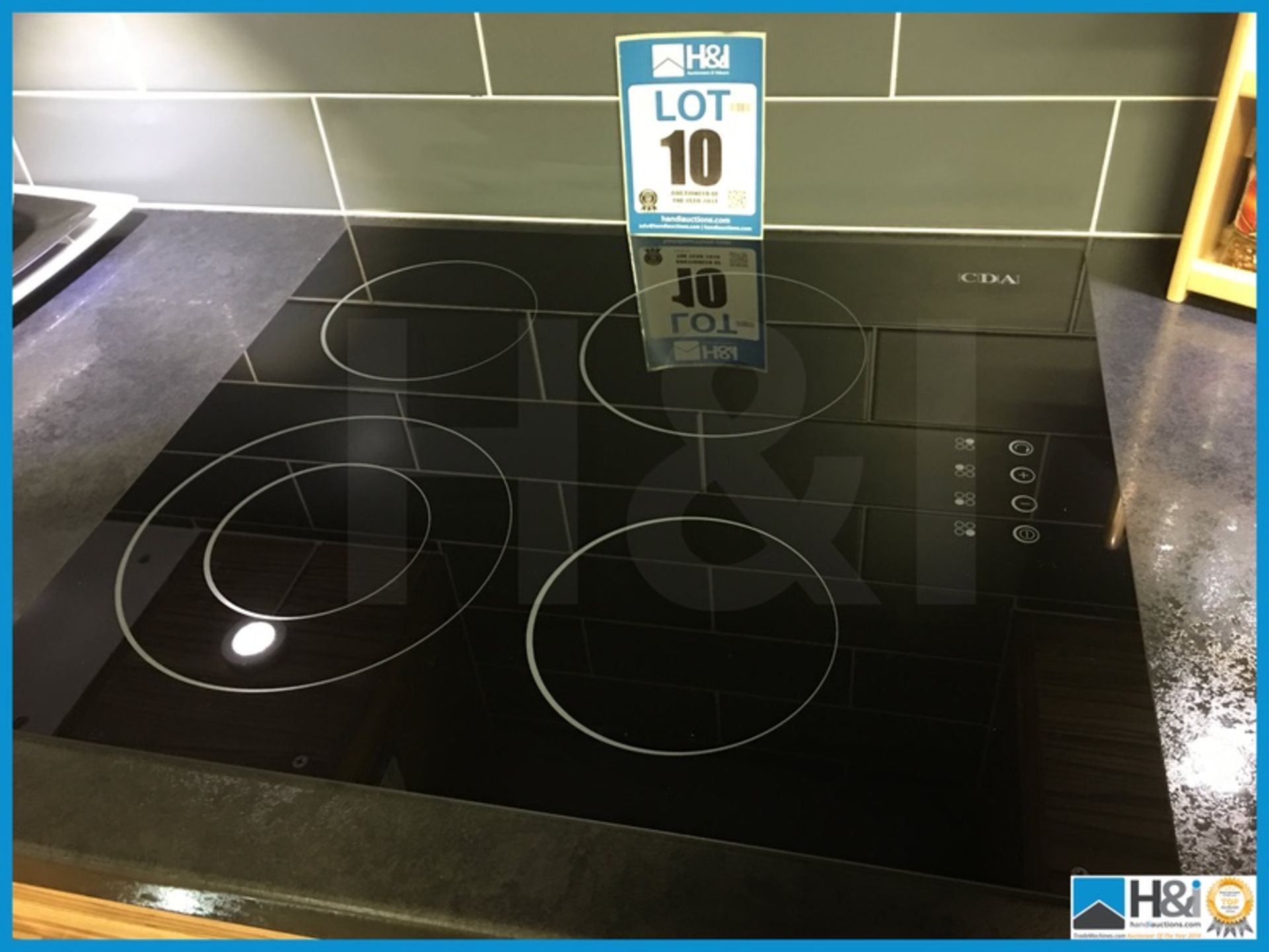 CDA 4 ring ceramic hob. New and unused Appraisal: Excellent Serial No: NA Location: West Midlands