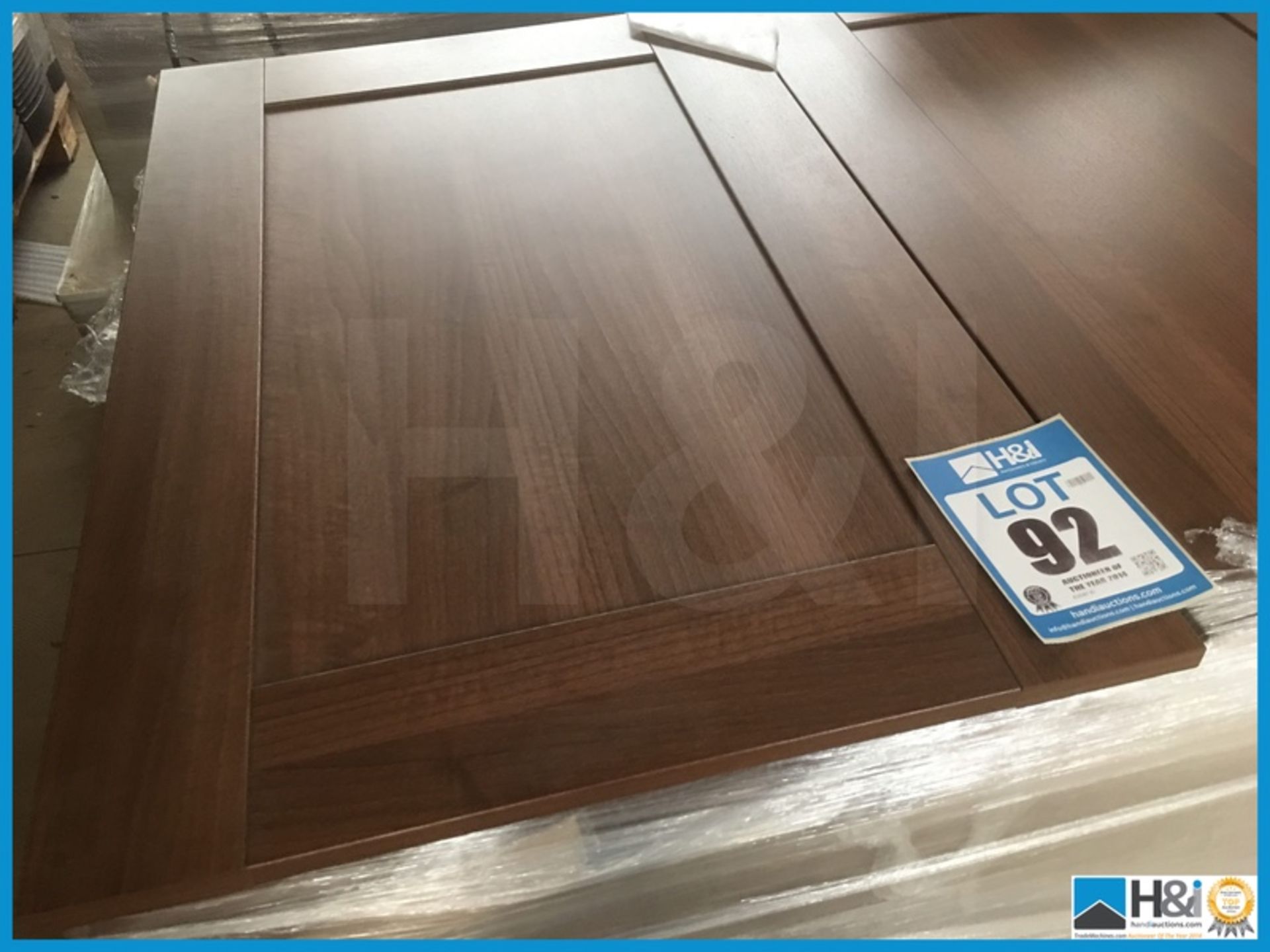 Approx x 50 895mm X 995 mm American walnut contemporary kitchen door with retail value of lot £2950. - Image 2 of 3