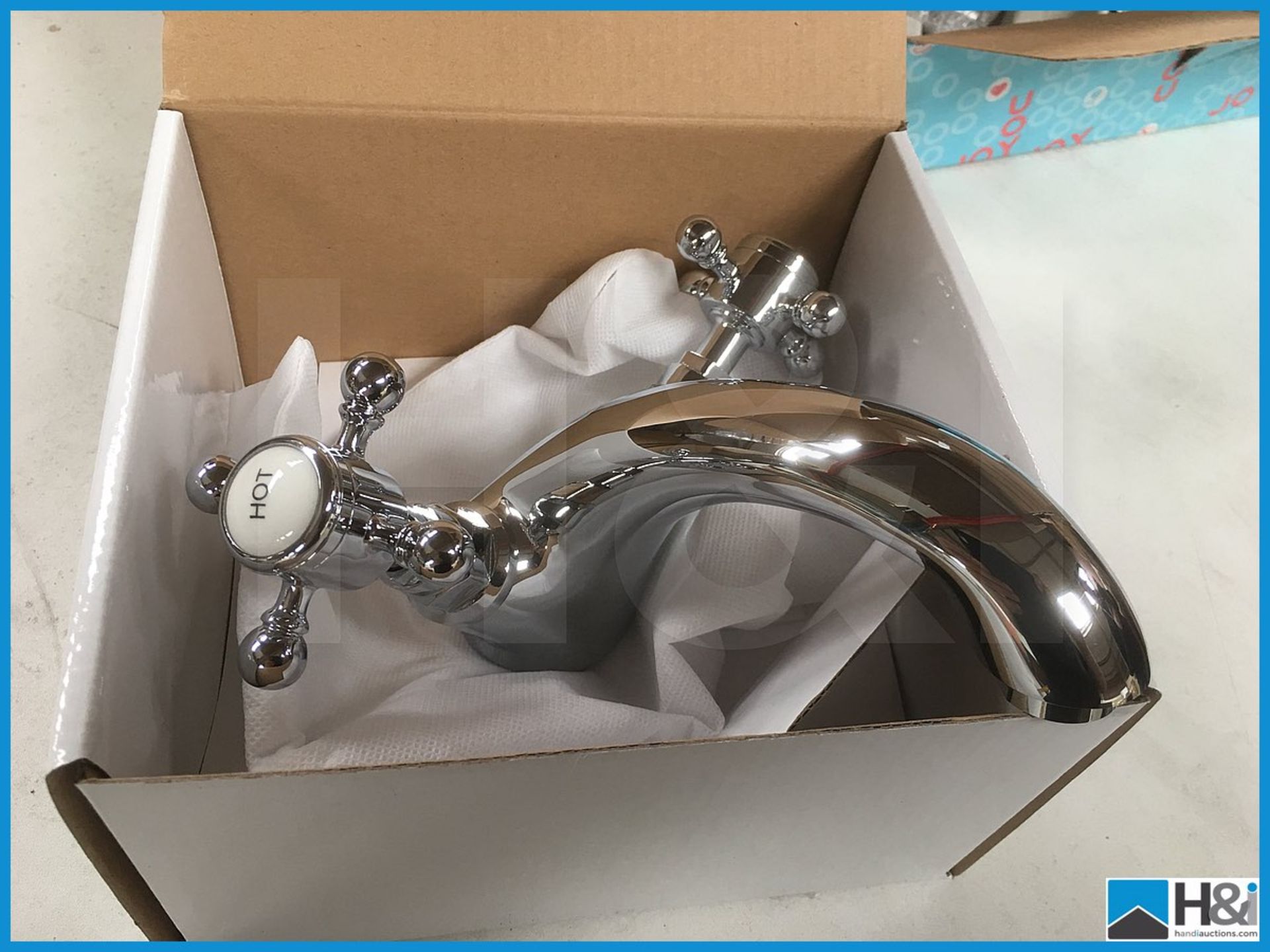 Designer TED HF305 mono basin mixer in polished chrome finish. New and boxed. Suggested