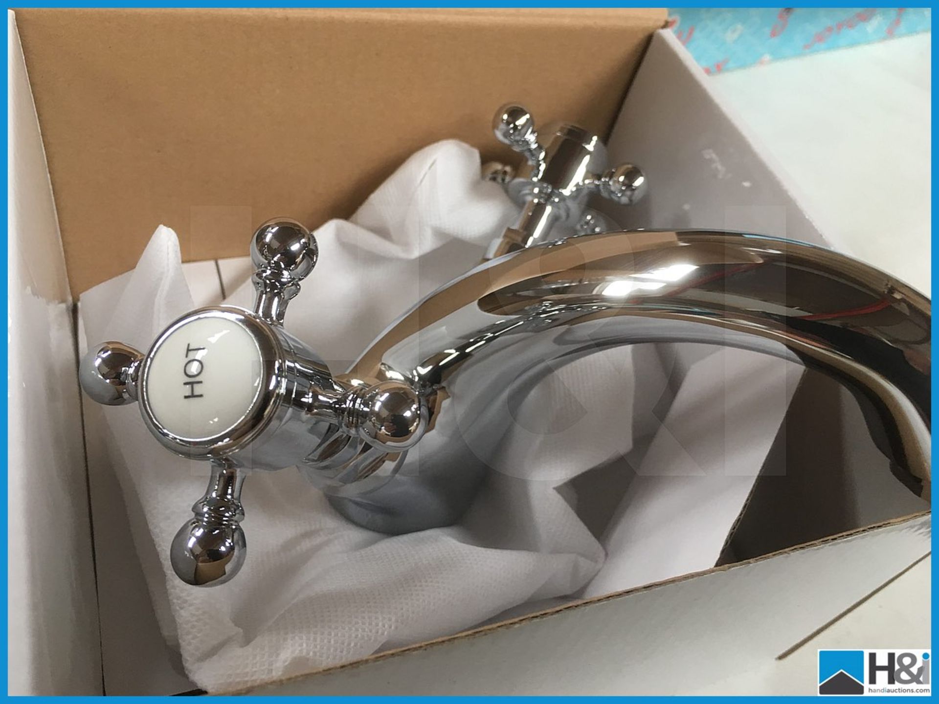 Designer TED HF305 mono basin mixer in polished chrome finish. New and boxed. Suggested - Image 2 of 3