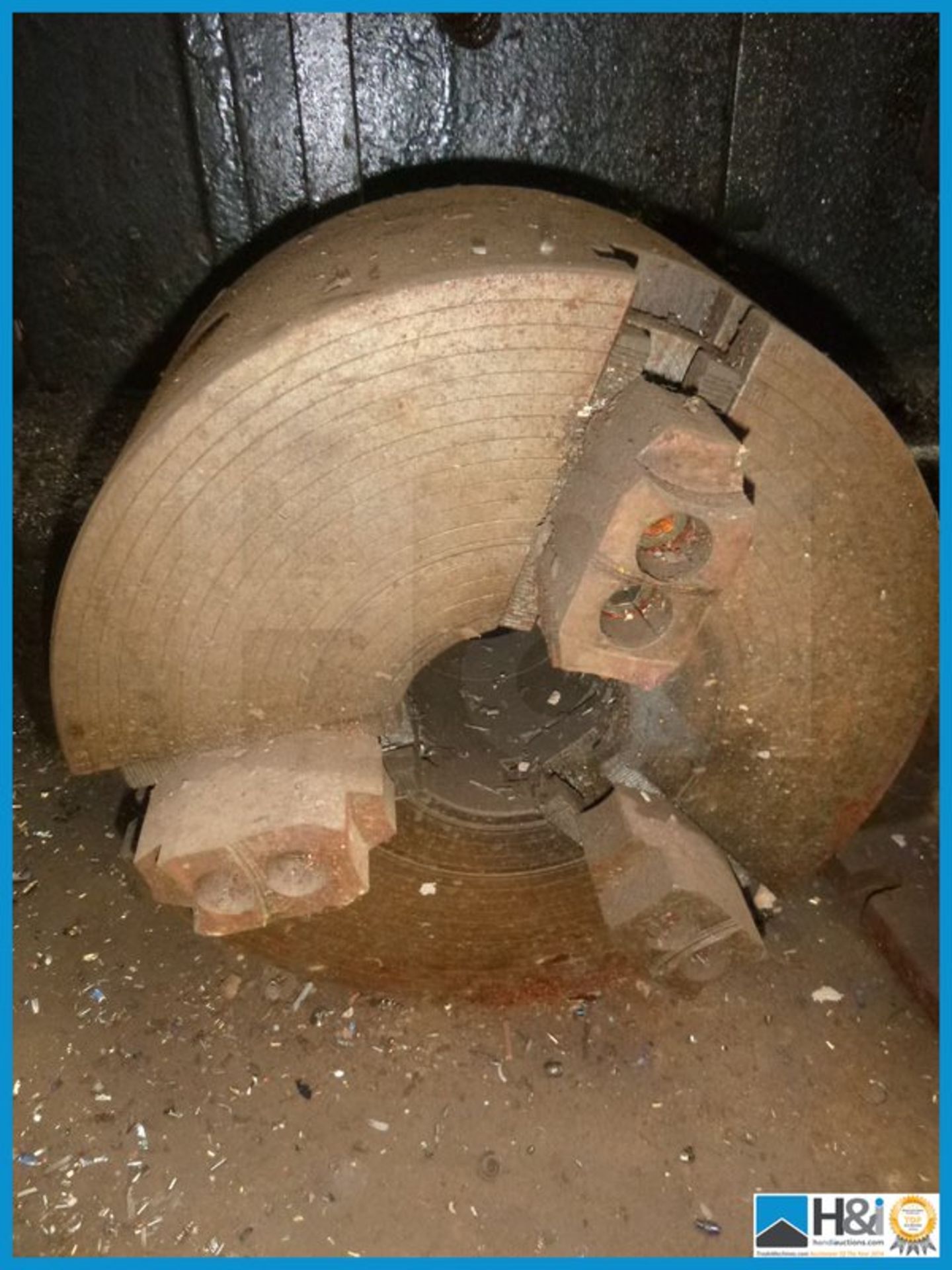 Large 3 jaw machine chuck Appraisal: Viewing Advised Serial No: NA Location: Phoenix Engineering, - Image 2 of 2