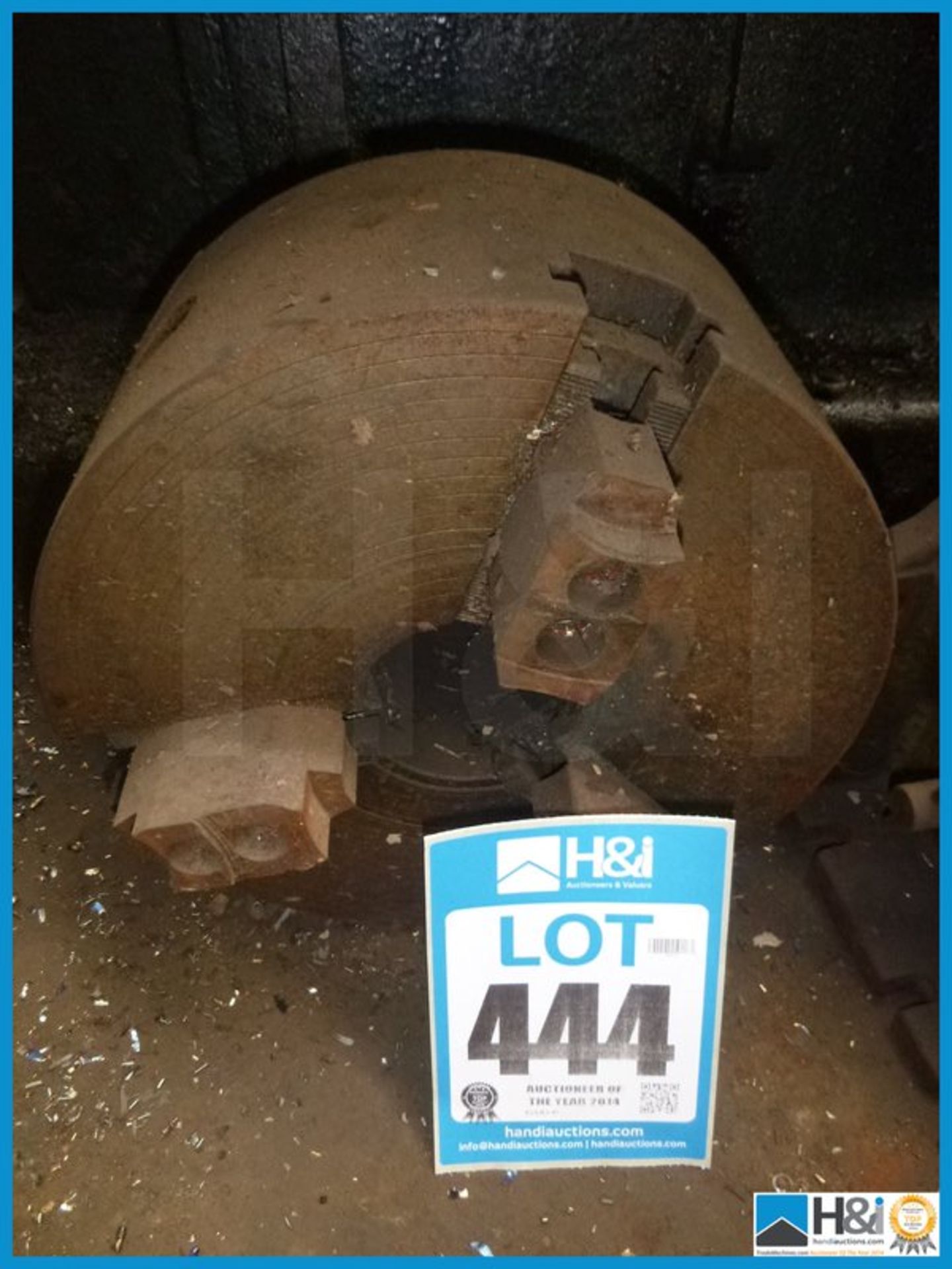 Large 3 jaw machine chuck Appraisal: Viewing Advised Serial No: NA Location: Phoenix Engineering,