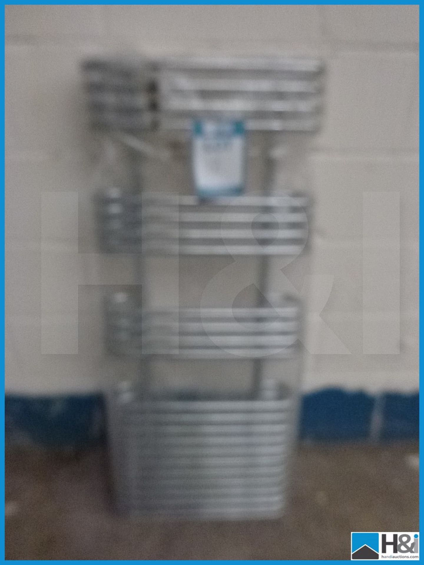 Vogue Designer Chrome Towel Rail, 1200X500, Unused And Boxed Appraisal: Viewing Essential Serial No: