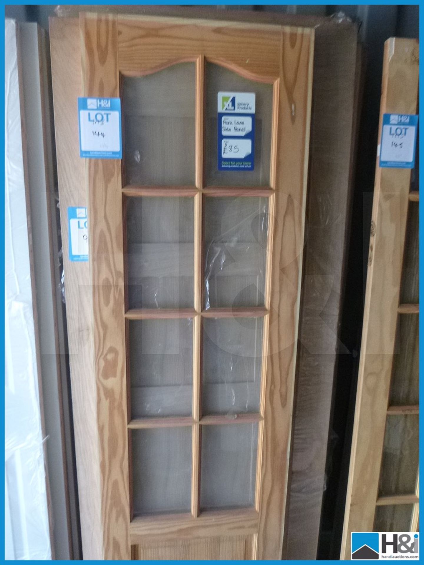 Glazed Panel Door 78X23 1/4 Appraisal: Viewing Essential Serial No: NA Location: H&I Ltd., Paul