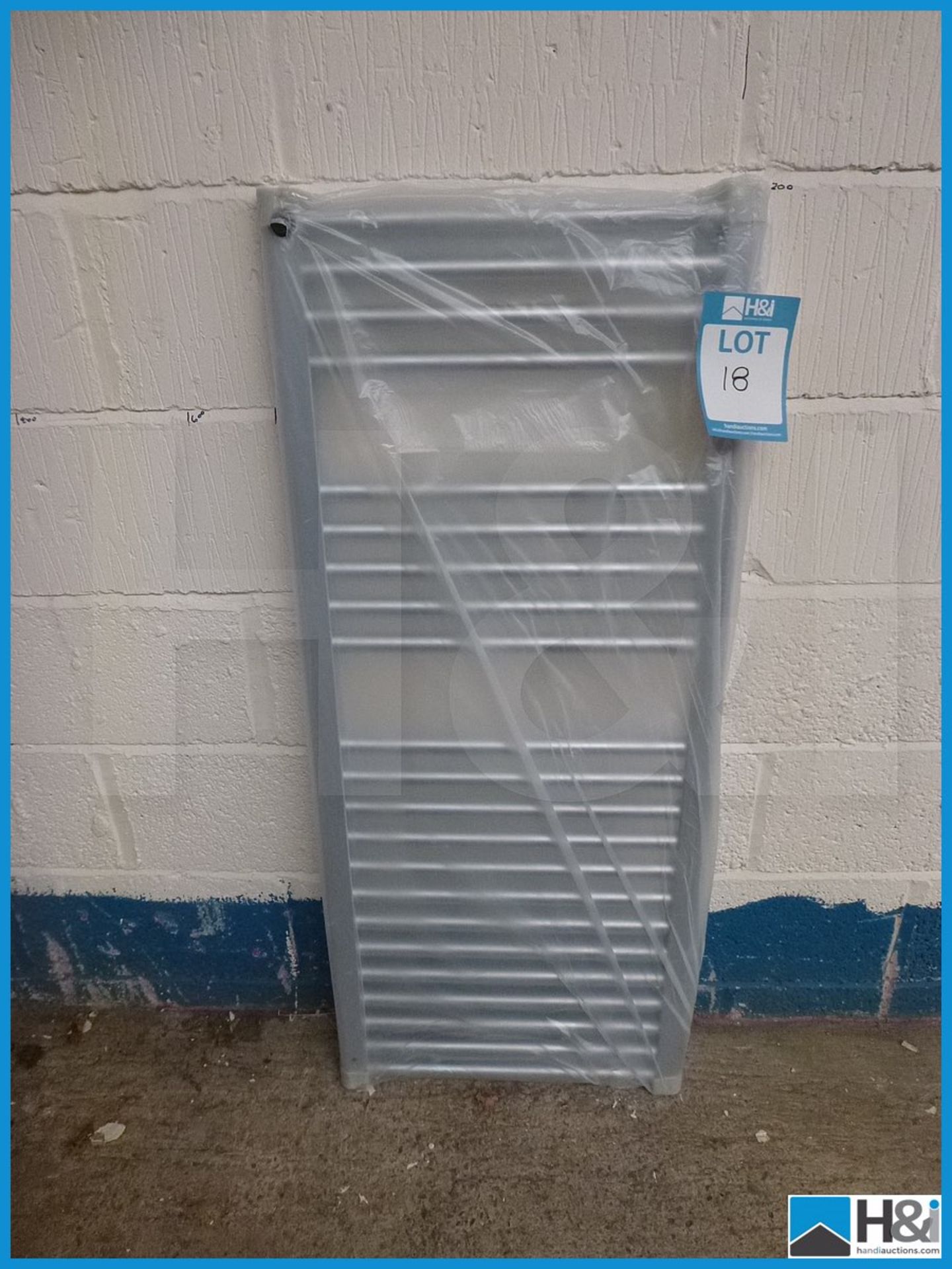 Vogue Designer Chrome Towel Rail, 1200X500, Unused And Boxed Appraisal: Viewing Essential Serial No: