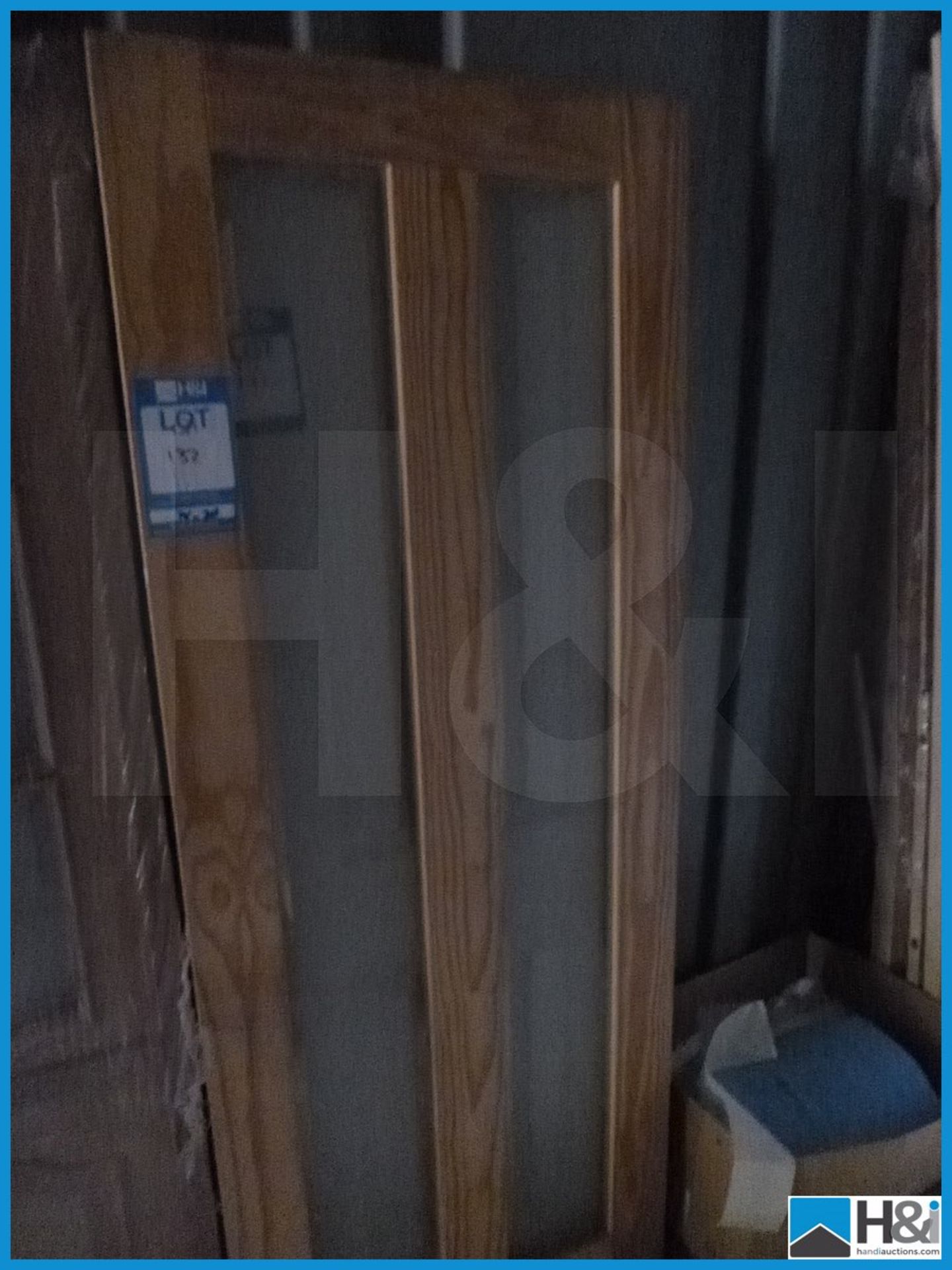 Pine Glazed Door, 78X30 Appraisal: Viewing Essential Serial No: NA Location: H&I Ltd., Paul