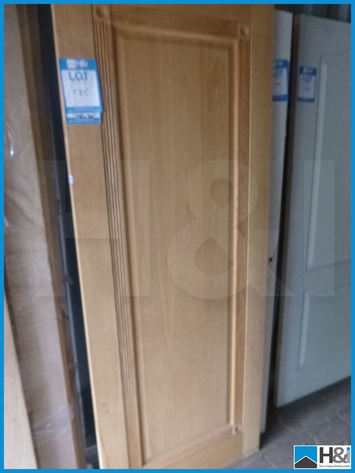 Hardwood Carved Panel Door - 78X30 Appraisal: Viewing Essential Serial No: NA Location: H&I Ltd.,