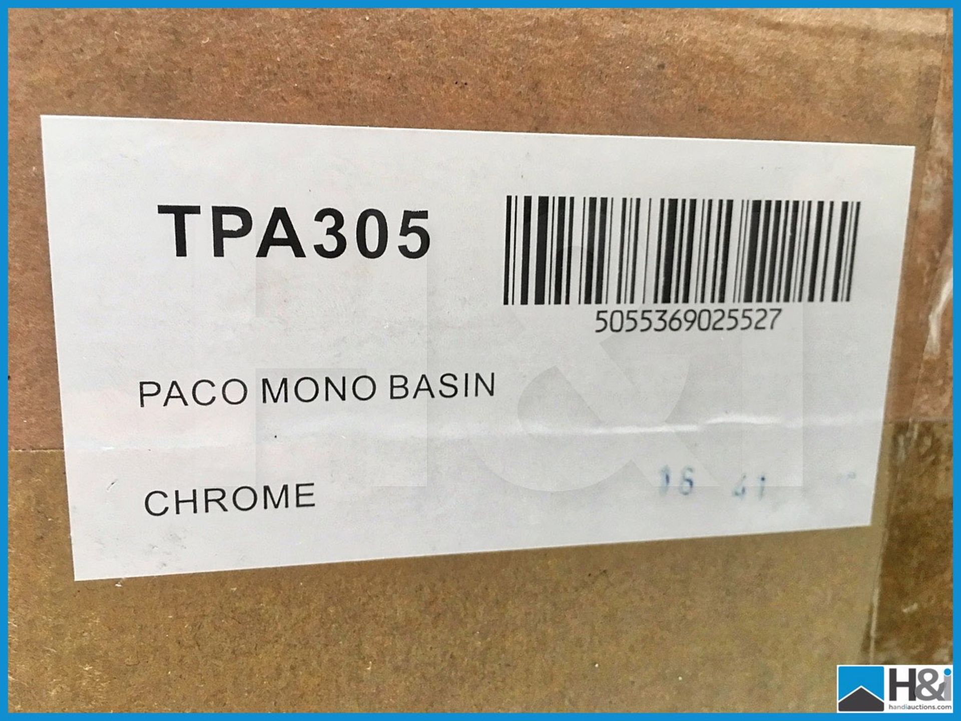 Designer Ultra TPA305 Paco mono basin mixer in polished chrome finish. New and boxed. Suggested - Image 2 of 2