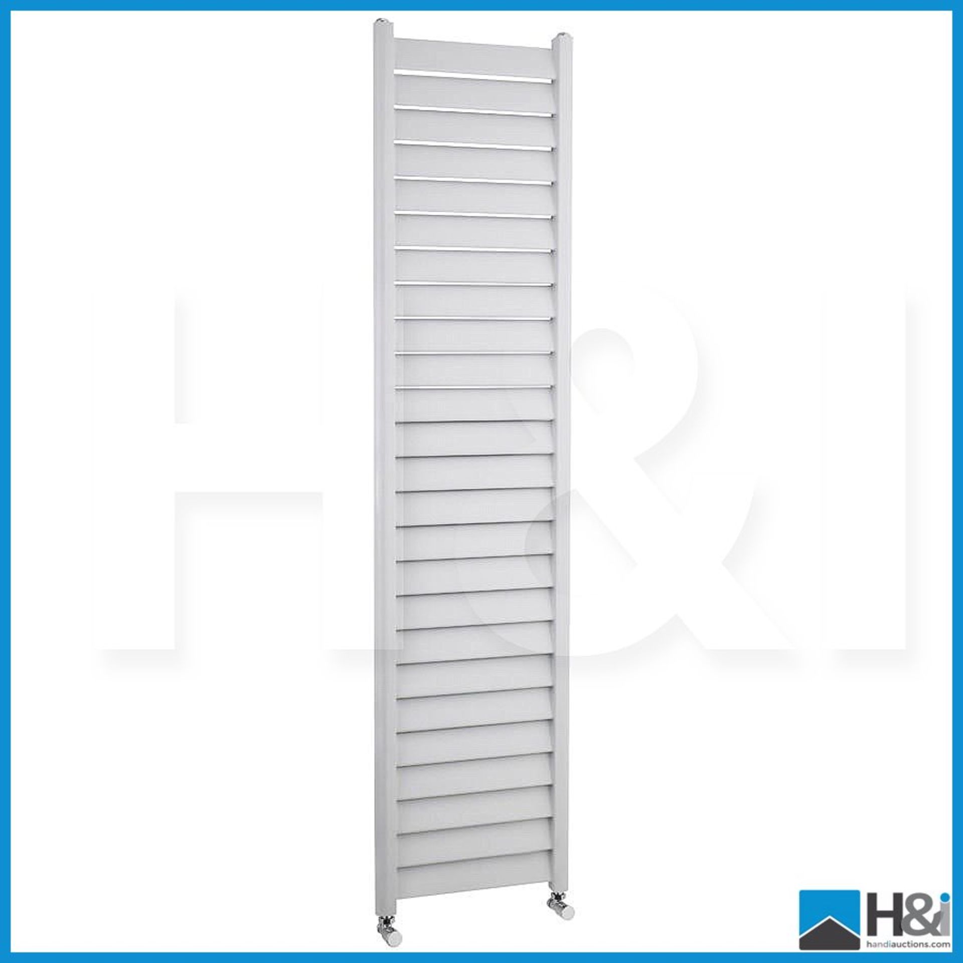 Designer Hudson Reed MTY100 white radiator 1800x440. New and boxed. Suggested manufacturers