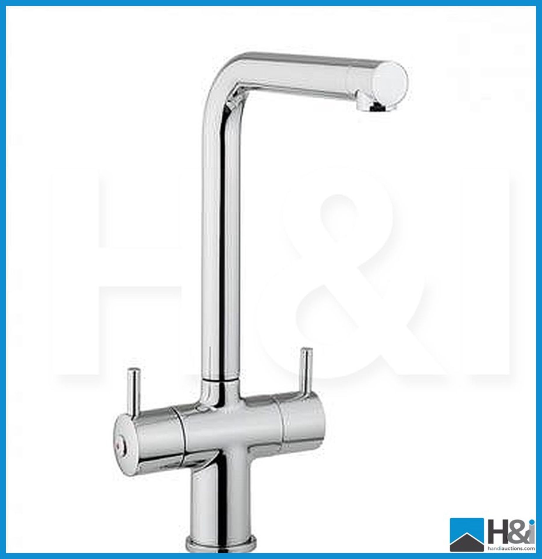 Designer Crosswater NT712DC Ninety kitchen mixer in polished chrome finish. New and boxed. Suggested