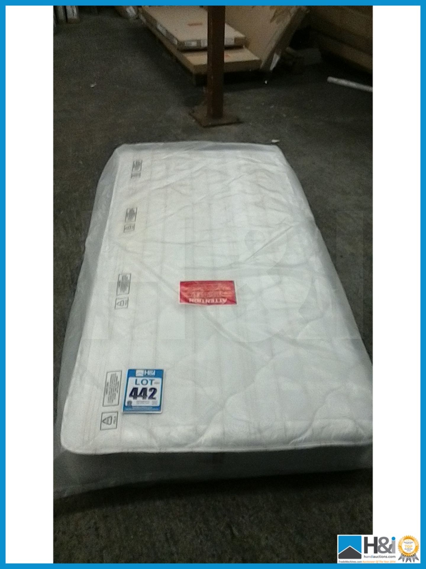 NEW IN BOX AIRSPRUNG ASHLEY SINGLE MATTRESS [] 16 x 90 x 190cm RRP £194 Appraisal: Viewing Essential - Image 2 of 2