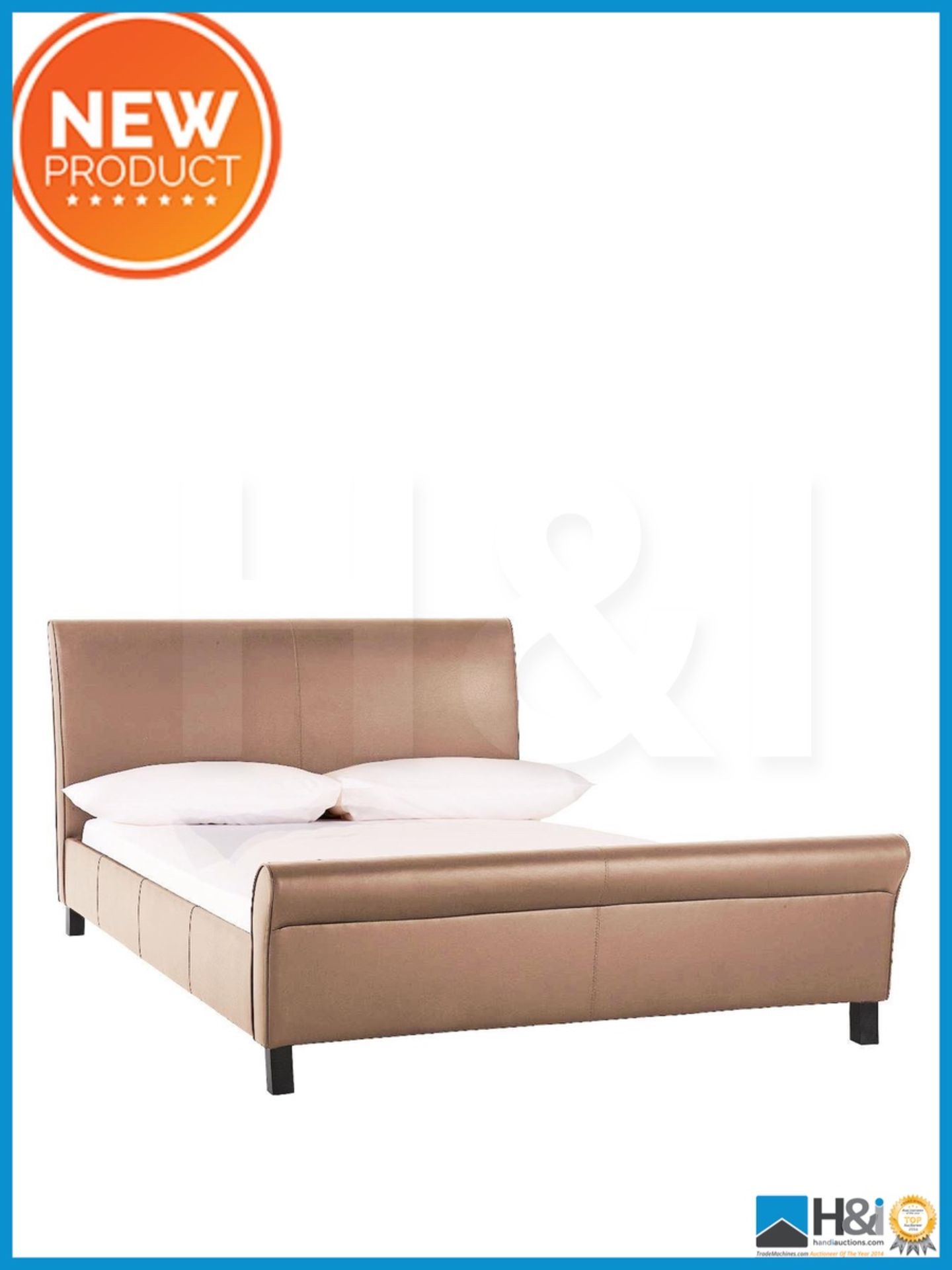 DAMAGED BOX ITEM A1 SILENTNIGHT HAWTHORNE KING BED [TAUPE] 0 x 0 x 0cm RRP £779 Appraisal: Viewing
