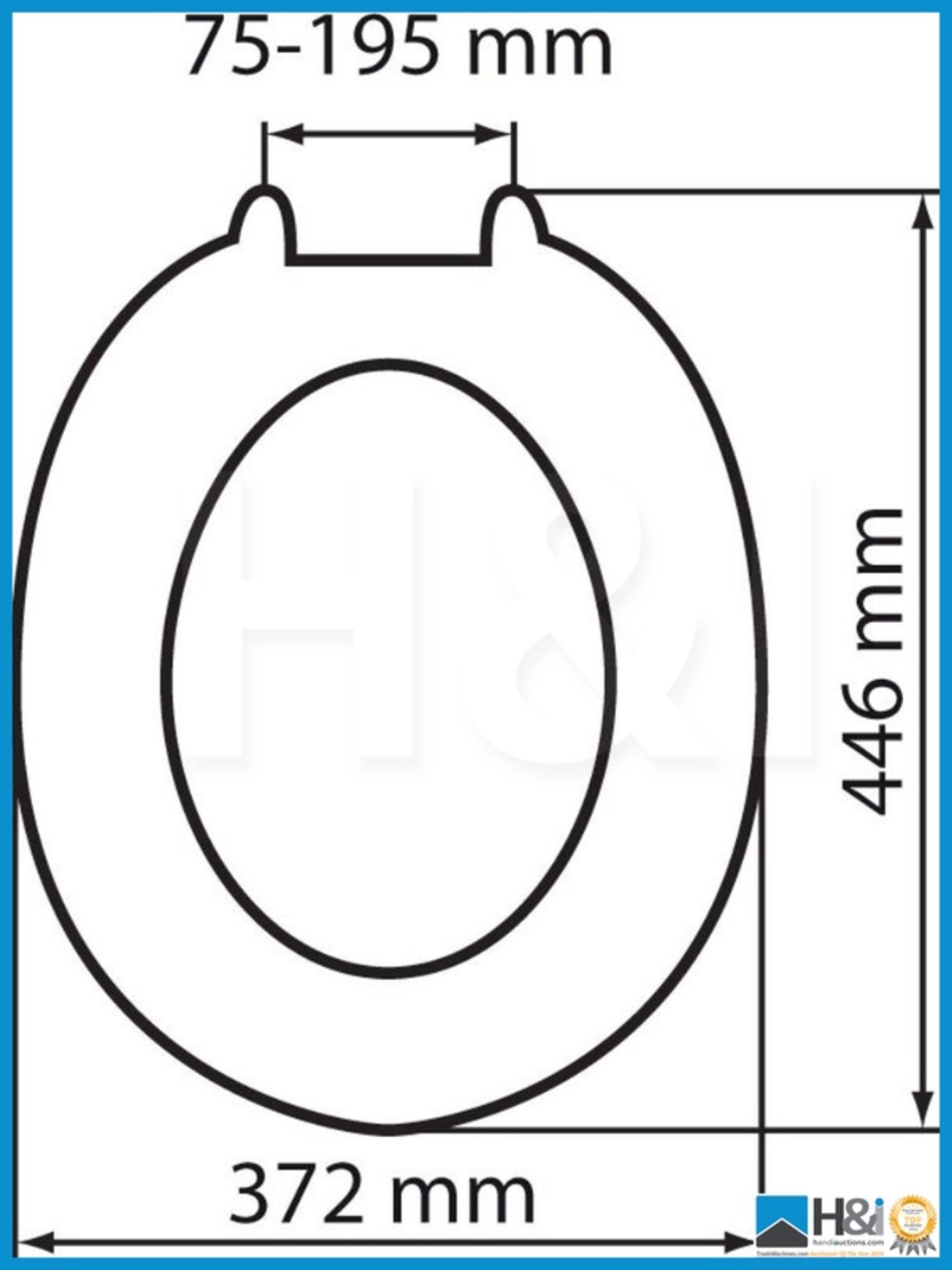 Kvit G2 Universal Soft Close Toilet Seat Gloss White Standard Modern Seat RRP £25.95. A very high - Bild 2 aus 2