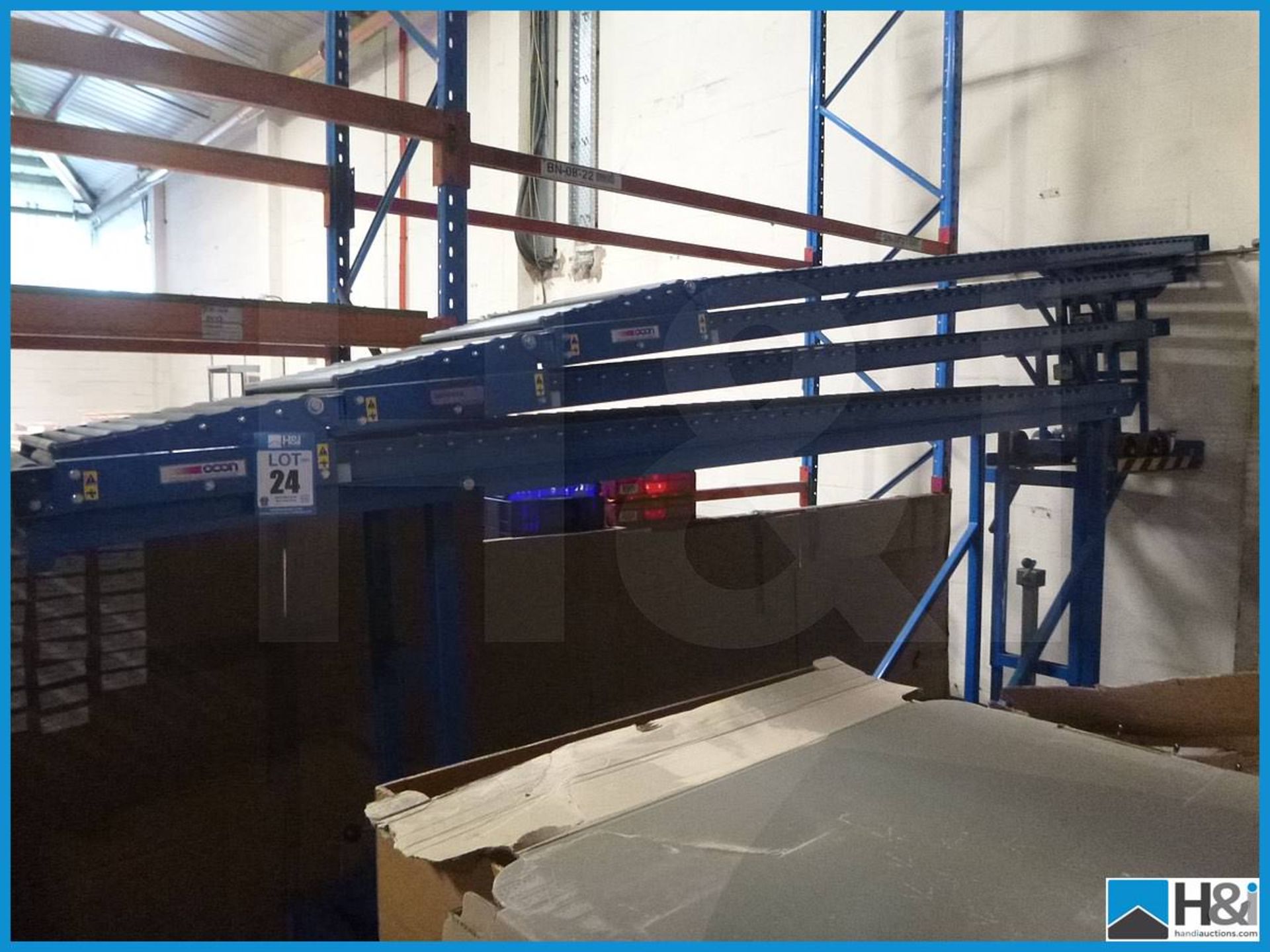 CONTAINER CONVEYOR, EXCELLENT CONDITION, FOR SALE DUE TO FACTORY MOVE, OCON HIGH RISE EXPRESSWAY