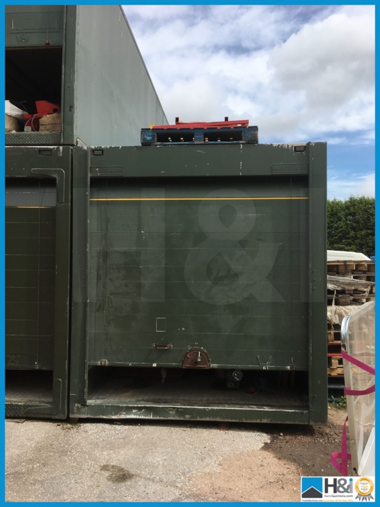 40ft x 8ft lorry back container presented in fine condition with secure roller shutter door, these - Image 3 of 8