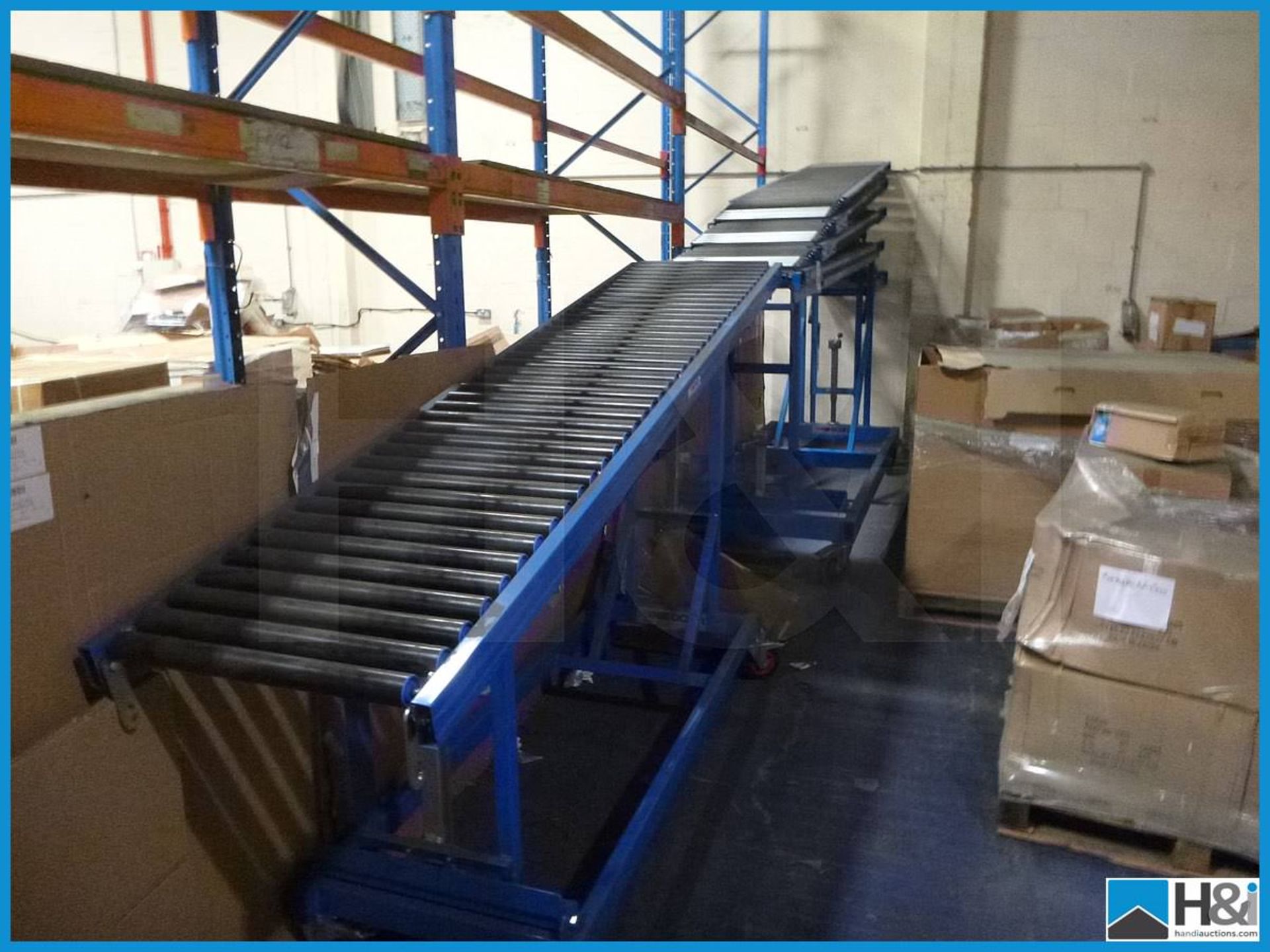 CONTAINER CONVEYOR, EXCELLENT CONDITION, FOR SALE DUE TO FACTORY MOVE, OCON HIGH RISE EXPRESSWAY - Bild 2 aus 7