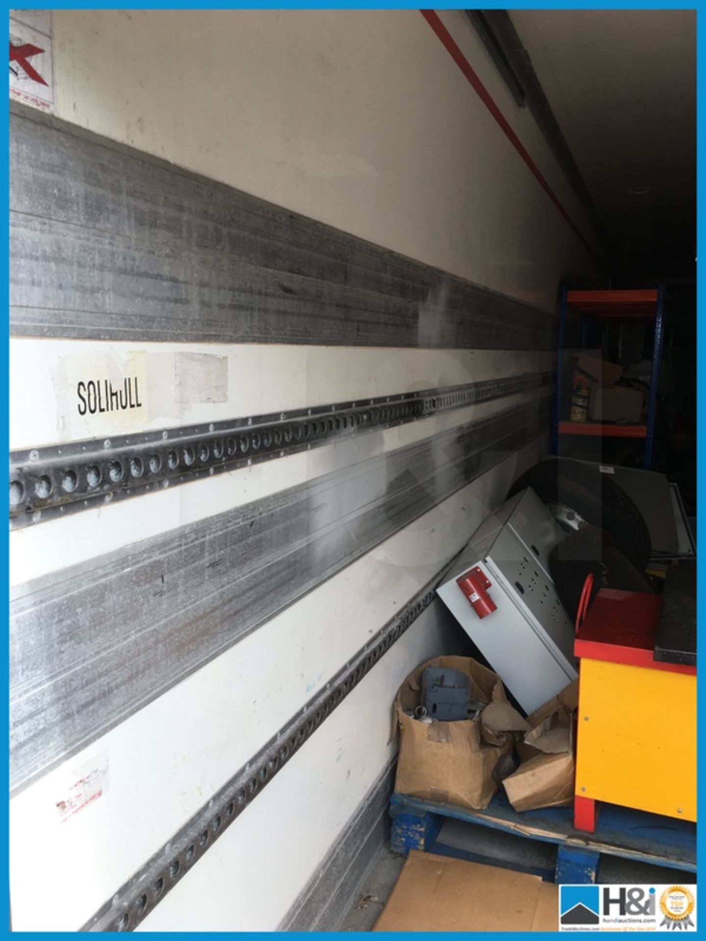 40ft x 8ft lorry back container presented in fine condition with secure roller shutter door, these - Image 6 of 8
