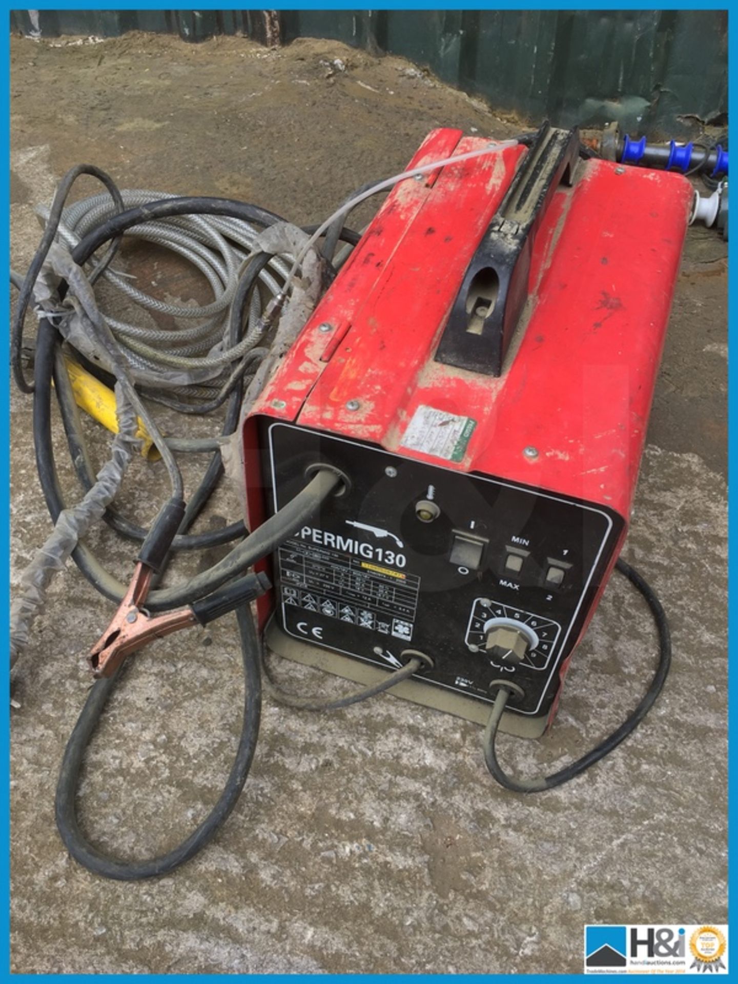 Sealy SuperMig 130 single phase mig welder in good condition NO VAT ON THIS ITEM EXCEPT ON BUYERS