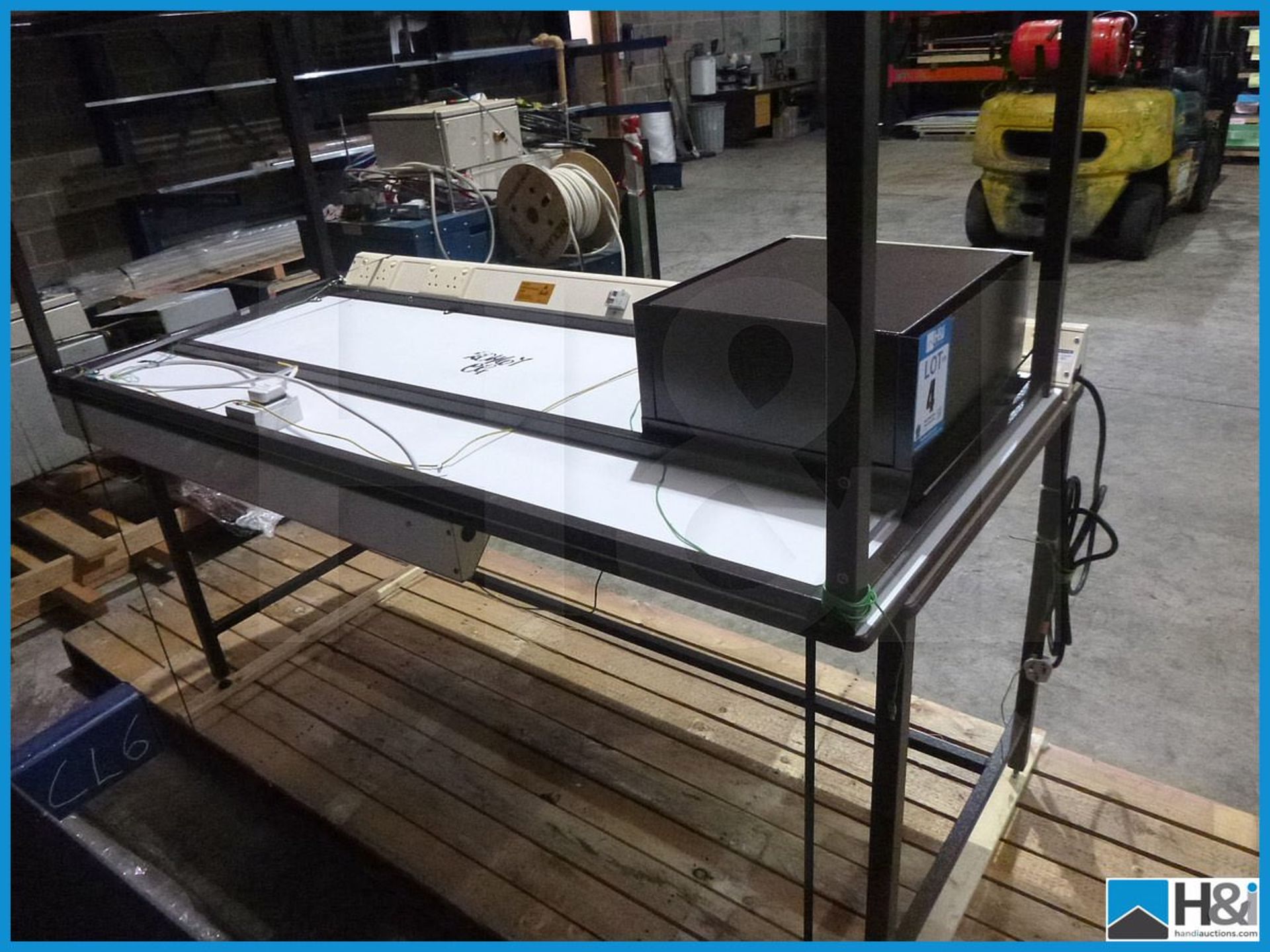 2 OFF - NOMTEK INDUSTRIAL QUALITY WORKBENCHES, INCLUDING ELECTRICS, USED, NOT CHECKED Appraisal: - Image 2 of 4