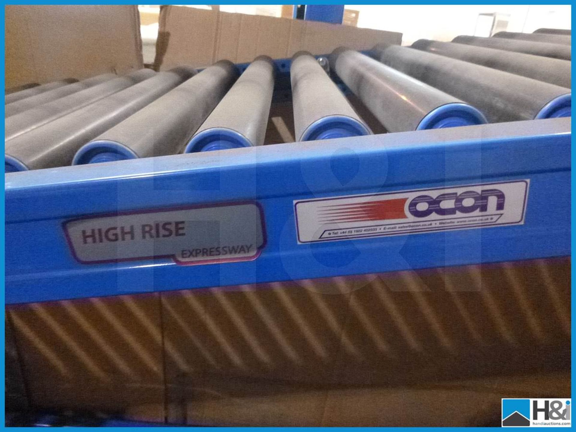 CONTAINER CONVEYOR, EXCELLENT CONDITION, FOR SALE DUE TO FACTORY MOVE, OCON HIGH RISE EXPRESSWAY - Bild 7 aus 7