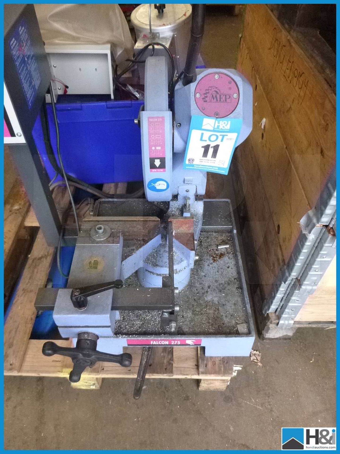 MEP FALCON 275 CHOP SAW, USED, FULLY WORKING, GOOD CONDITION Appraisal: Viewing Essential Serial No: - Image 2 of 5