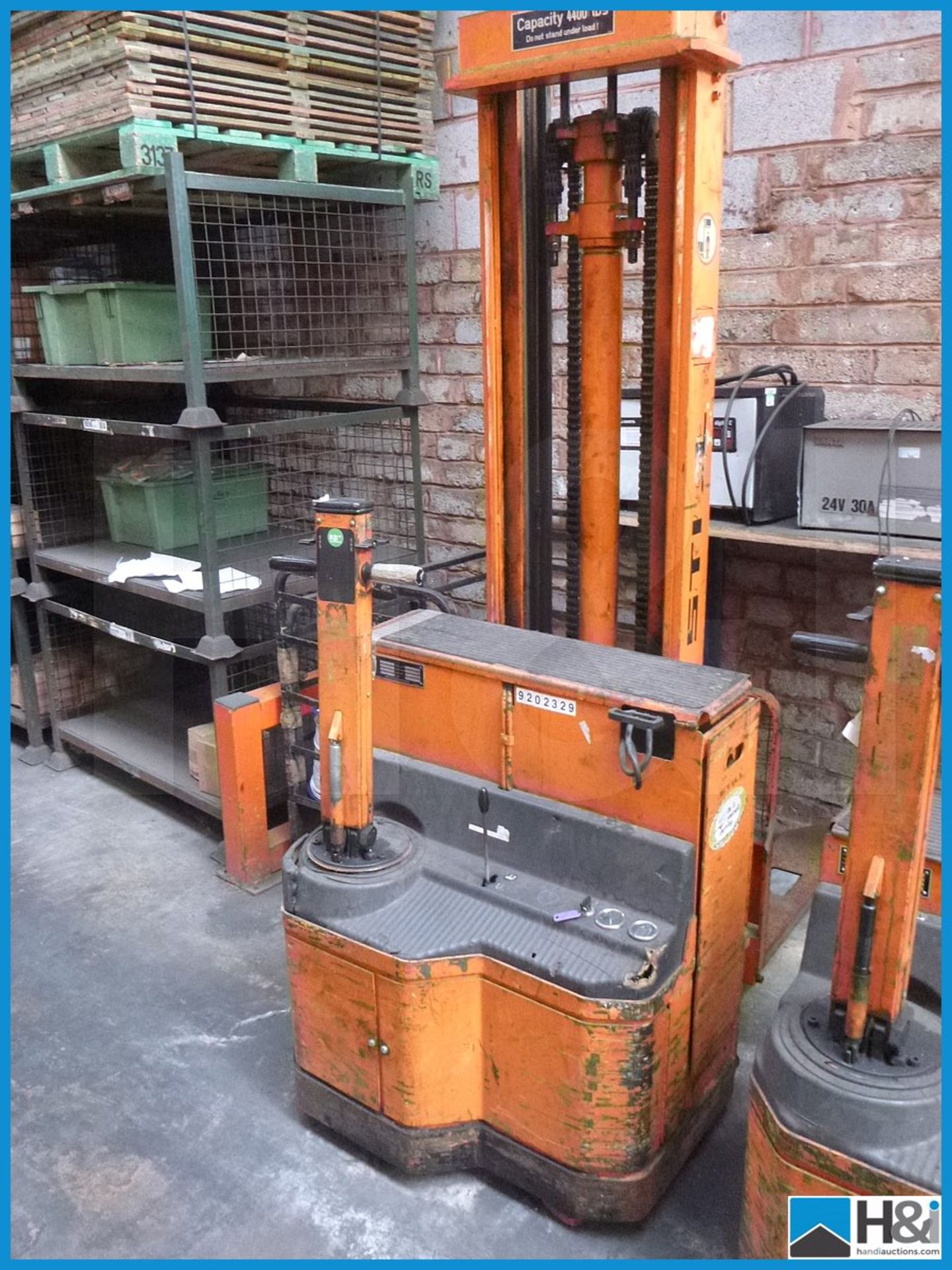 STILL ELECTRIC PEDESTRIAN FORK TRUCK, 2000KG CAPACITY, C/W CHARGER, USED, IN WORKING ORDER