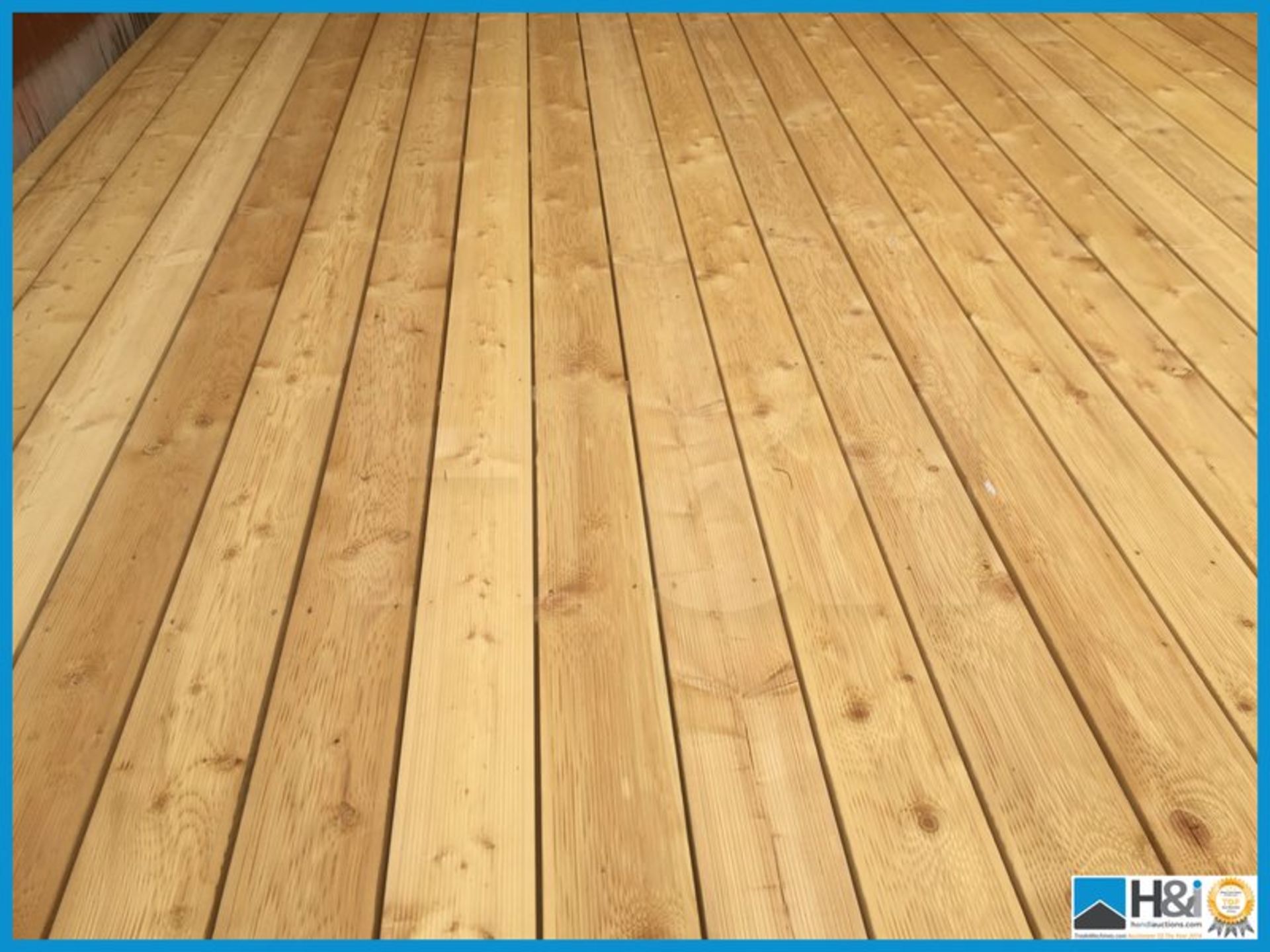 45 LENGTHS OF QUALITY 32x150LARCH DECKING IN 4 METRE LENGTHS ENOUGH TO COVER 26m2 Appraisal: Viewing - Image 3 of 6