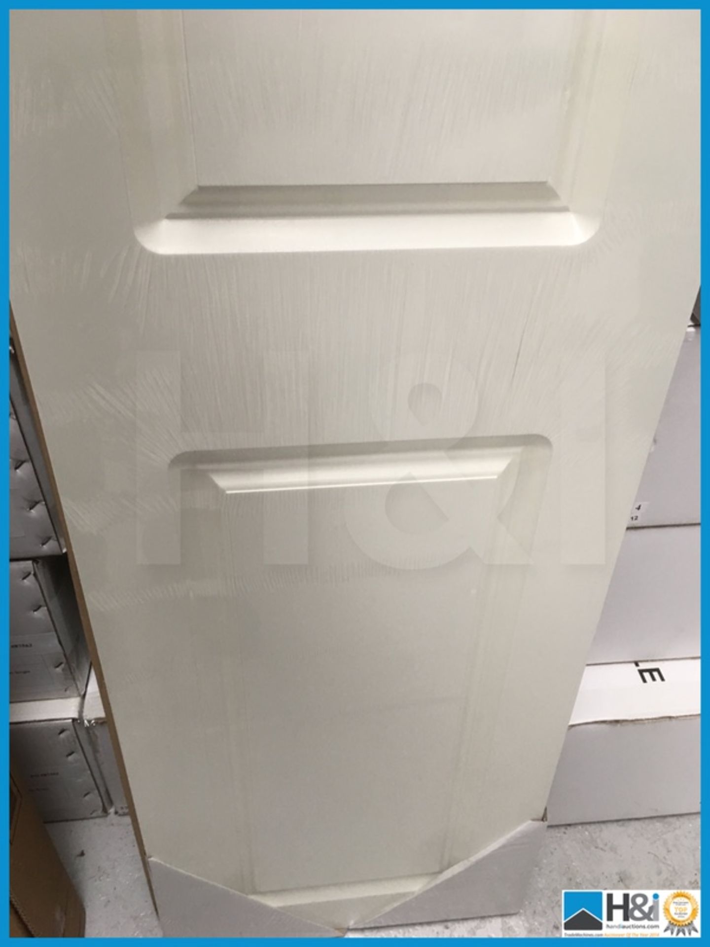 Wickes designer MDF bath front panel in painted gloss white finish. New and boxed. Suggested - Image 2 of 2