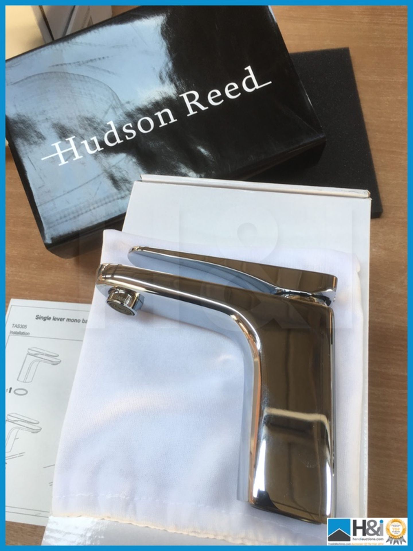 Hudson Reed TAS 305 Aspire mono basin mixer in polished chrome. New and boxed. Suggested