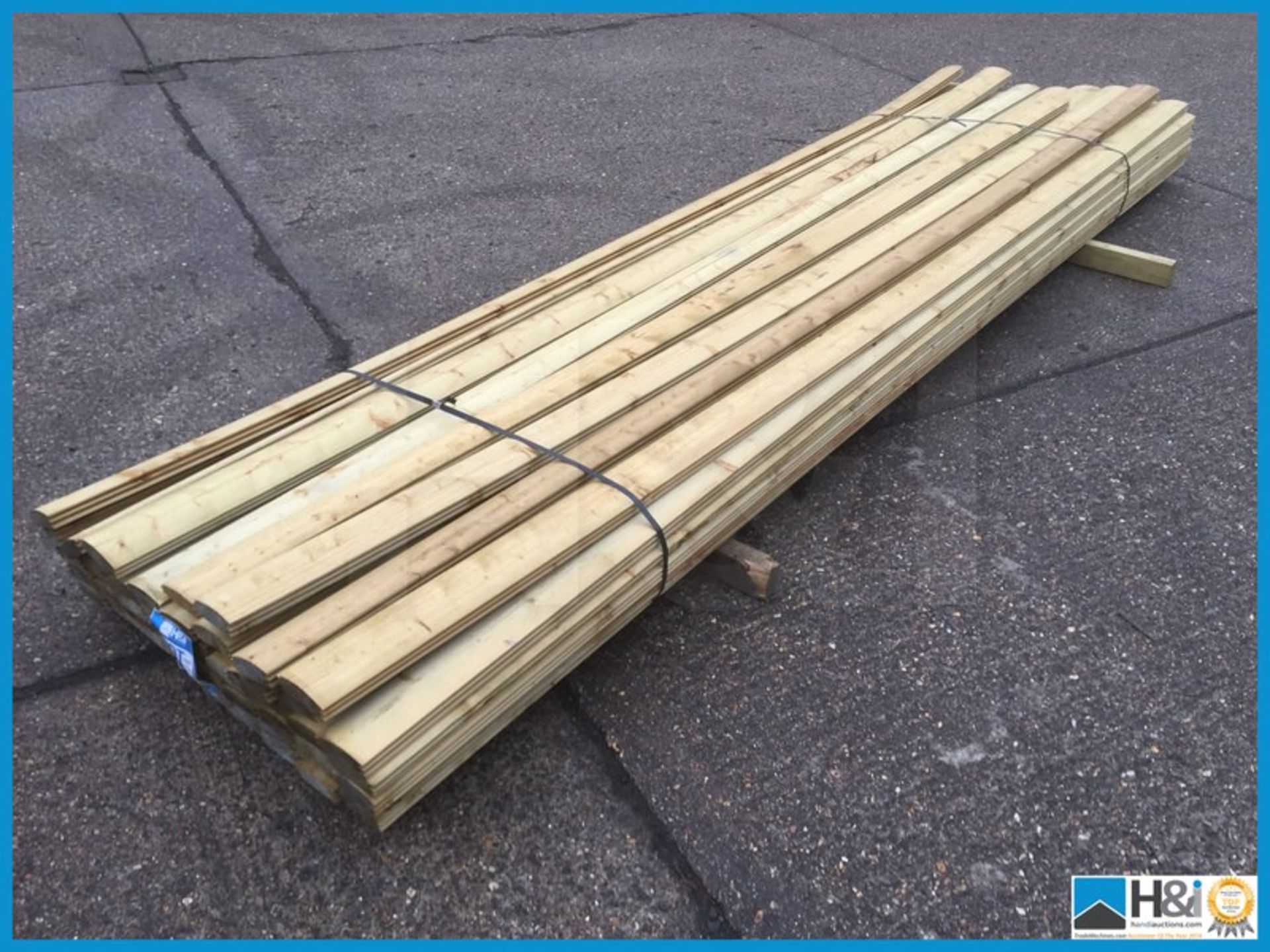 176.4 metres tanalised 36x112 loglap in 3.6 metre lengths. Enough to cover 18m2 Appraisal: Viewing - Image 4 of 4