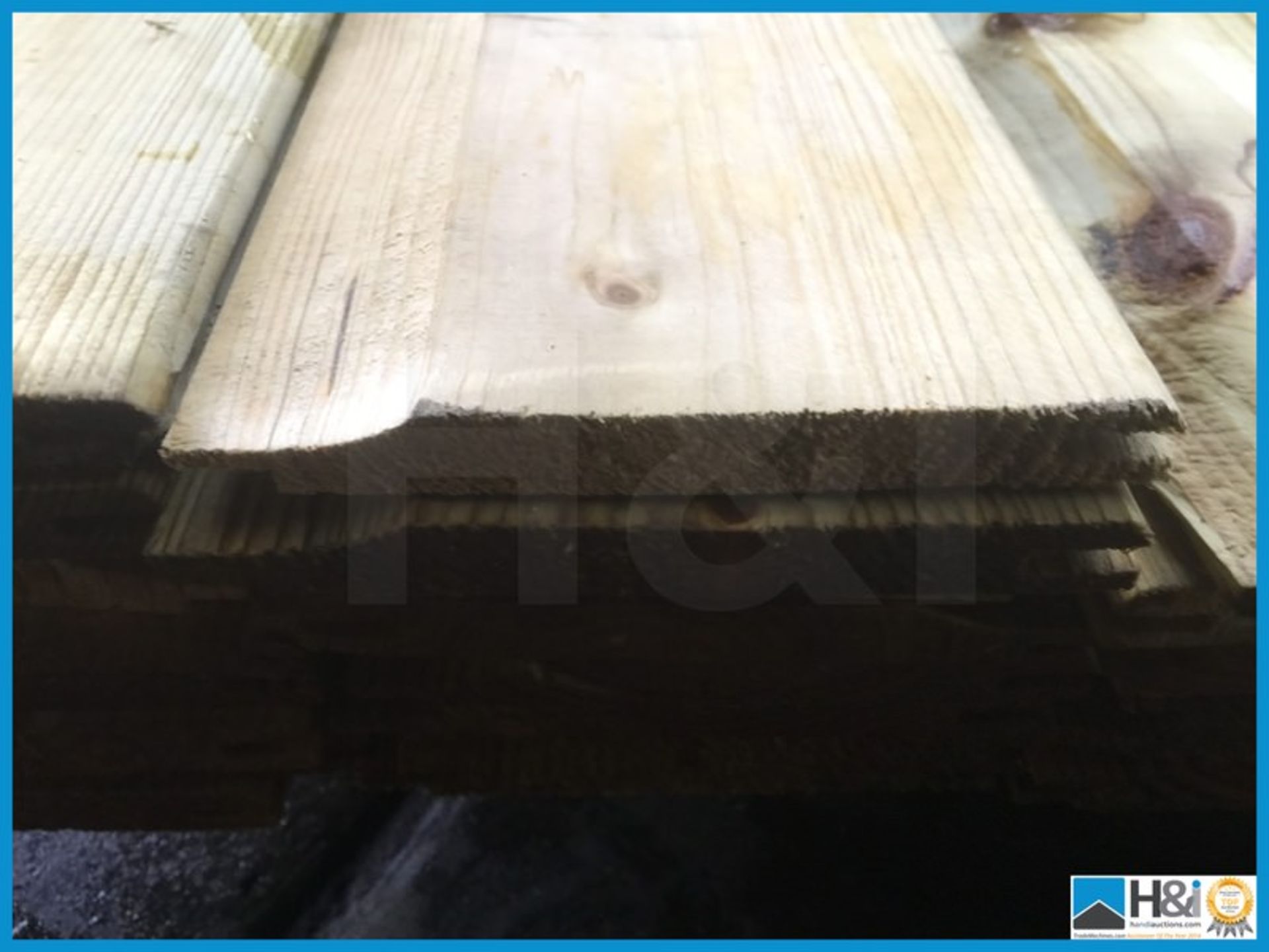 228 metres of tanalised 16x125 Shiplap. 3 lengths at 3.6 metres, 30 lengths at 4.2 metres, 19 - Image 3 of 3