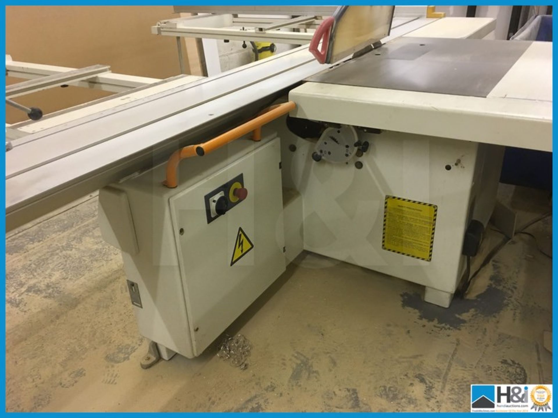 Superb SCM 400E 3.6 metre panel saw with programmable powered rip fence, programmable digital rise - Bild 12 aus 18