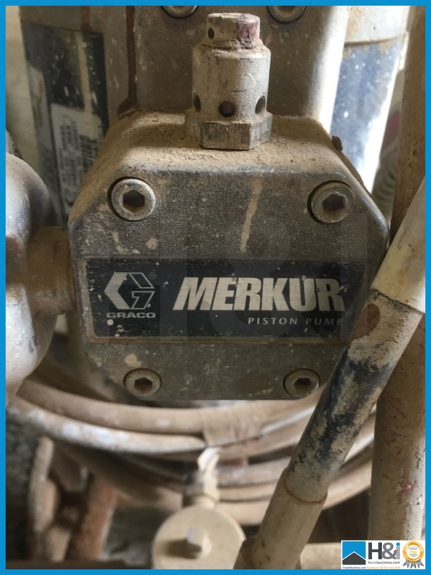 Merkur paint / laquer spraying unit Appraisal: Viewing essential. Advised in working order Serial - Bild 4 aus 7