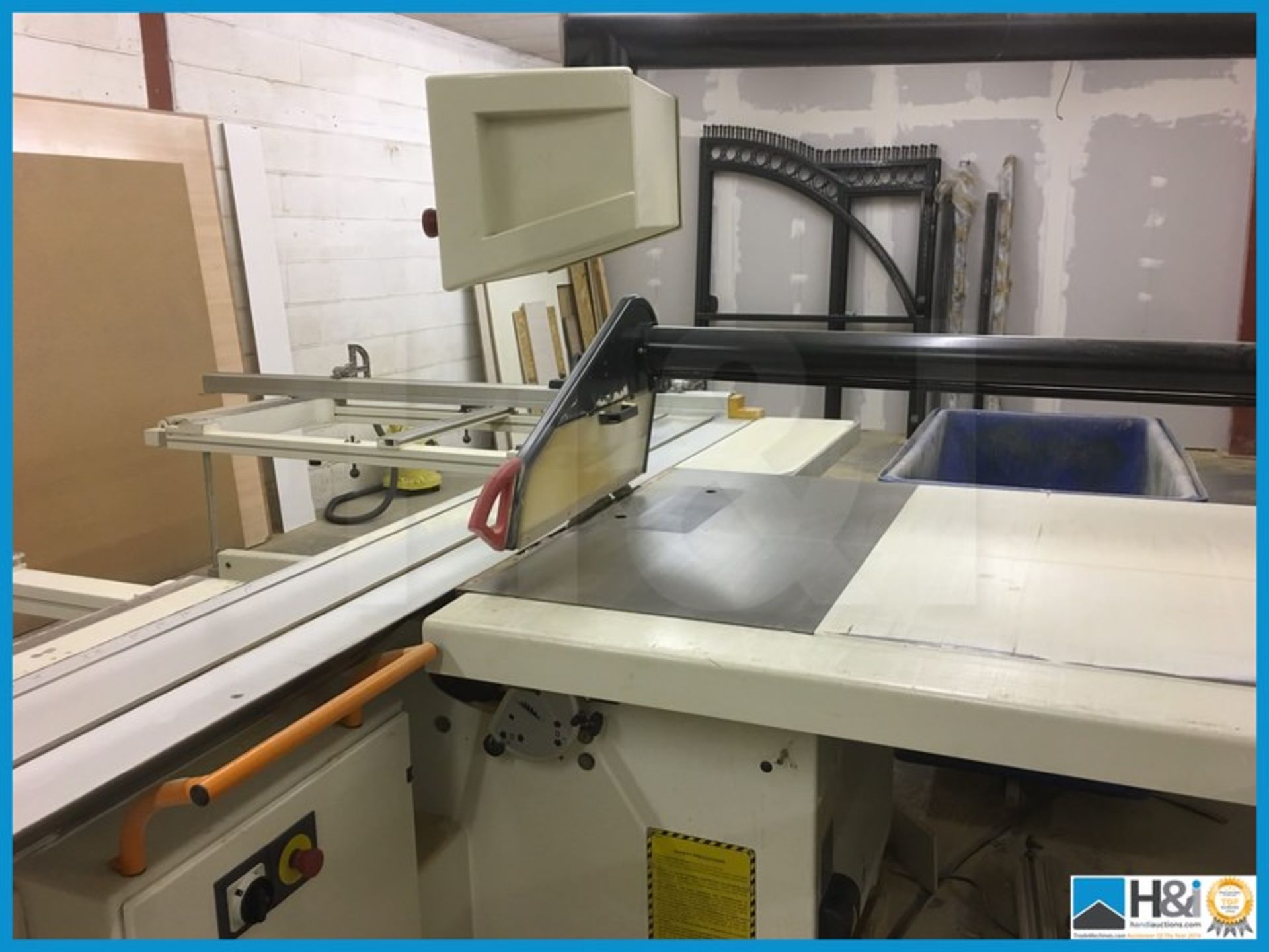 Superb SCM 400E 3.6 metre panel saw with programmable powered rip fence, programmable digital rise - Bild 13 aus 18