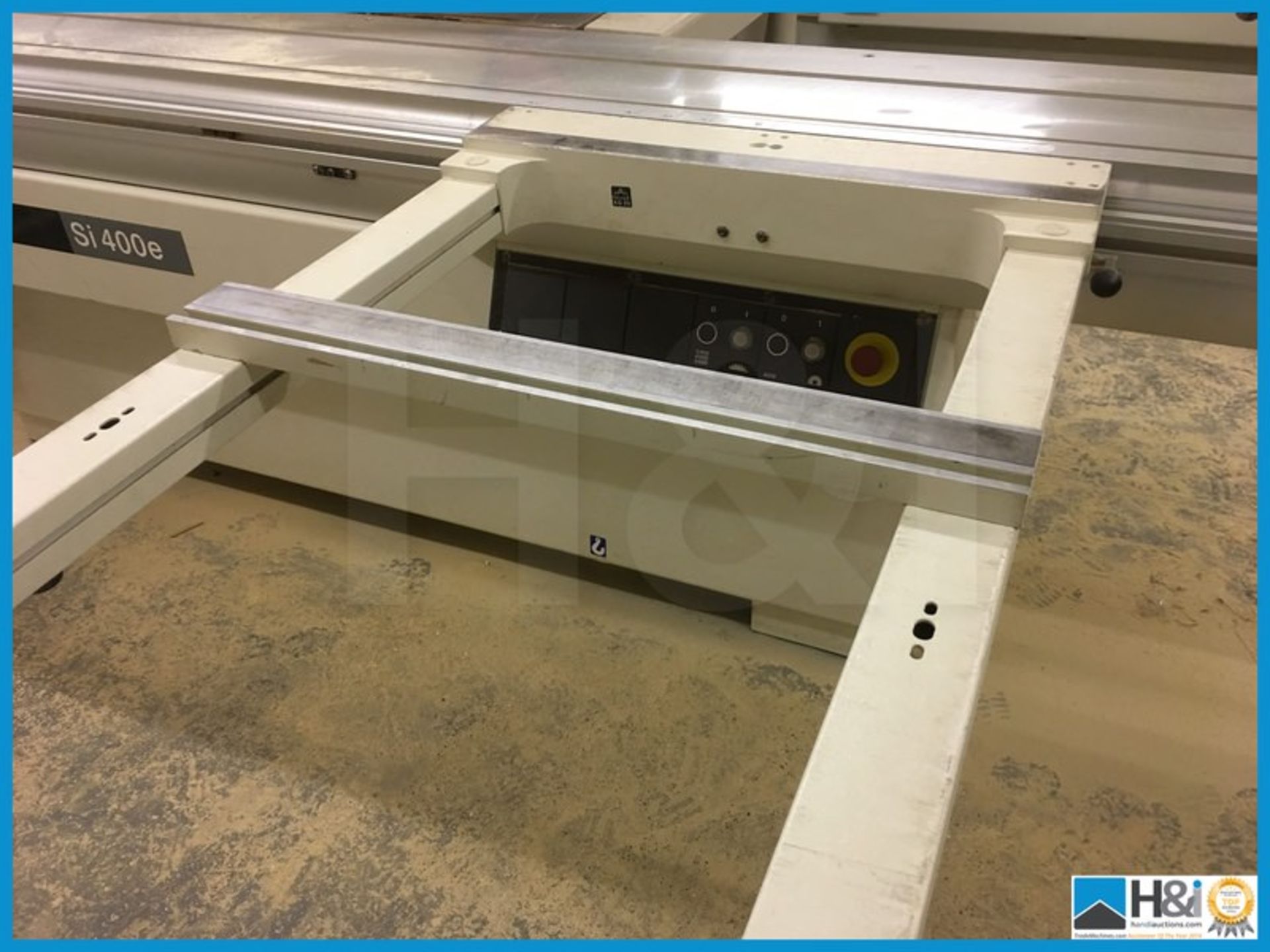 Superb SCM 400E 3.6 metre panel saw with programmable powered rip fence, programmable digital rise - Bild 10 aus 18